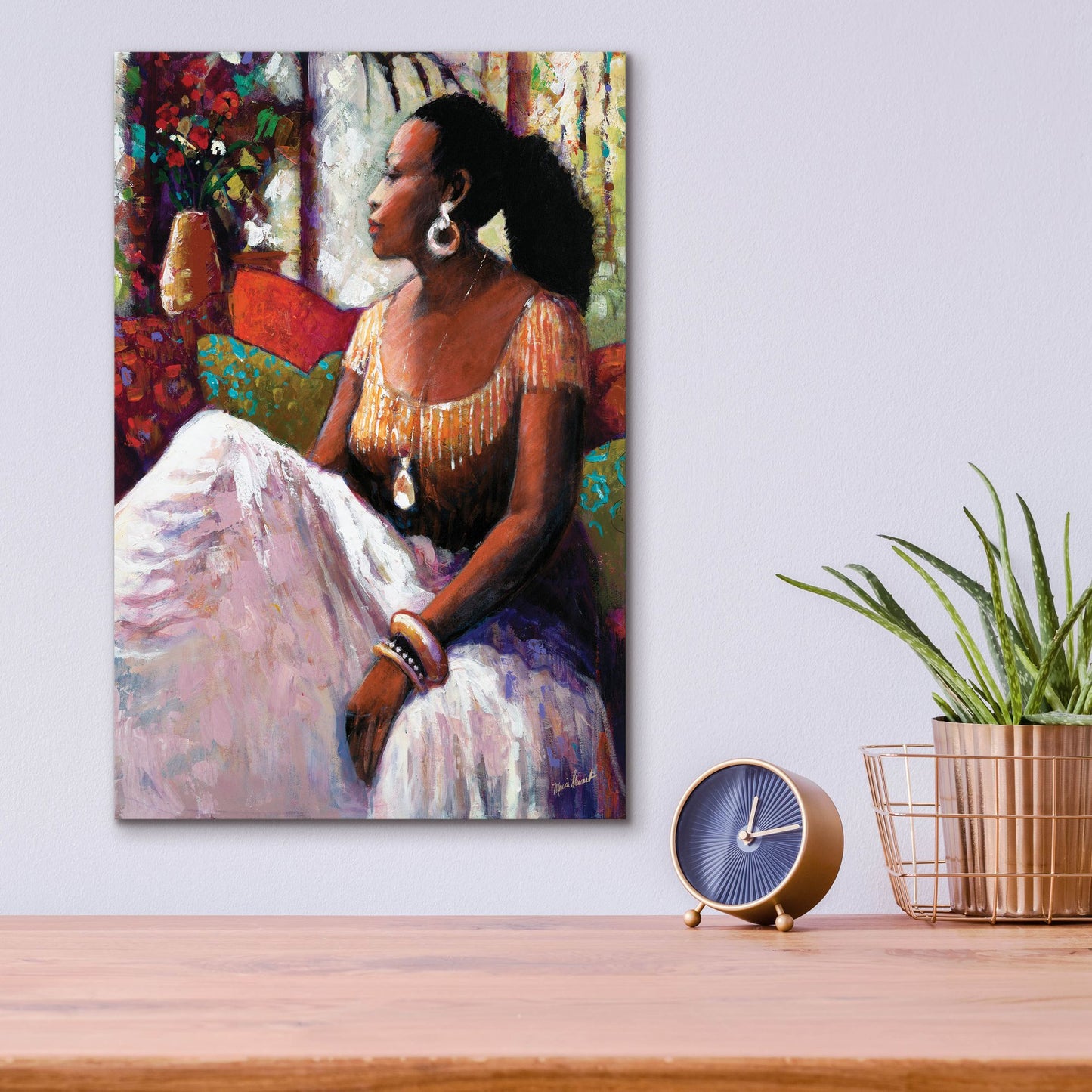 Epic Art ' Peaceful Moment' by Monica Stewart, Acrylic Glass Wall Art,12x16