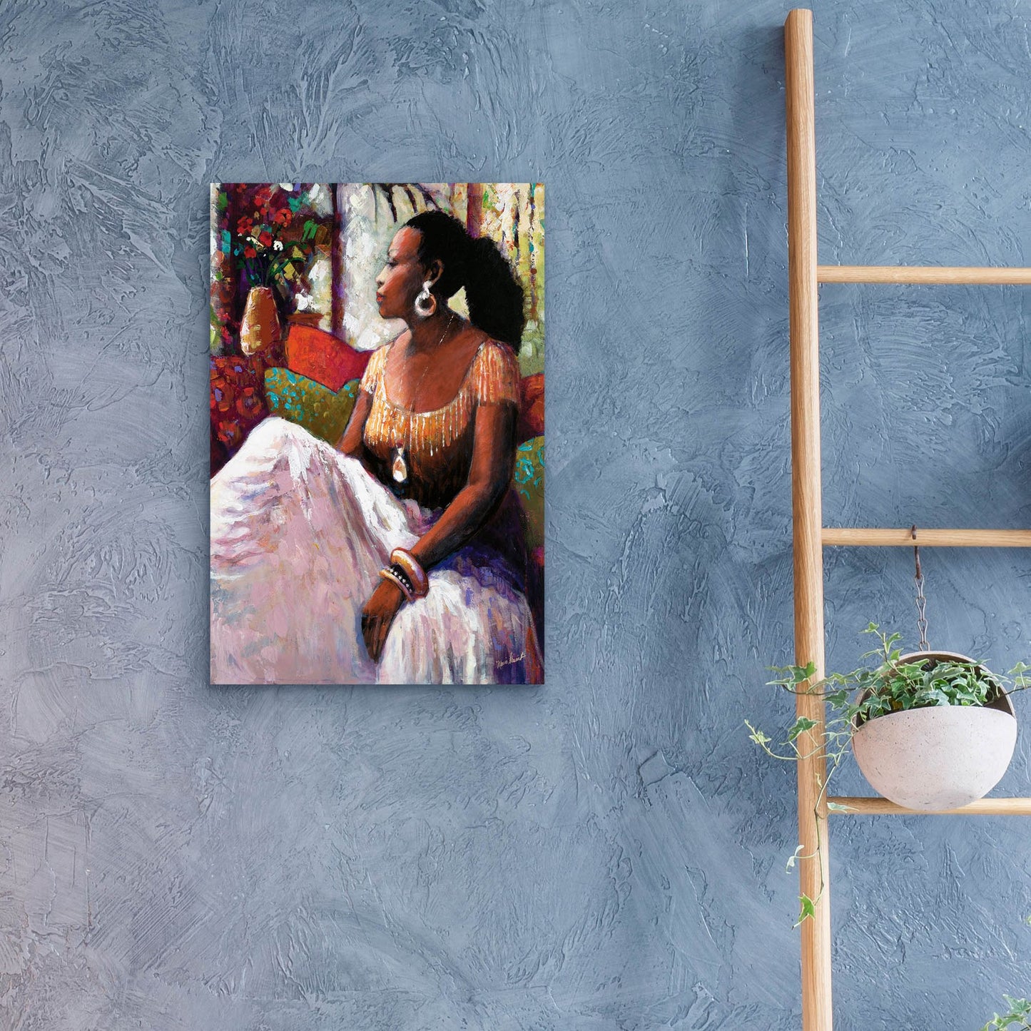 Epic Art ' Peaceful Moment' by Monica Stewart, Acrylic Glass Wall Art,16x24