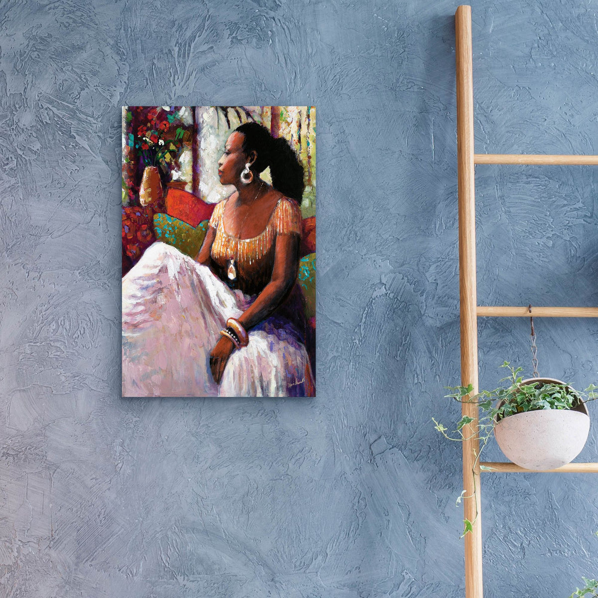 Epic Art ' Peaceful Moment' by Monica Stewart, Acrylic Glass Wall Art,16x24