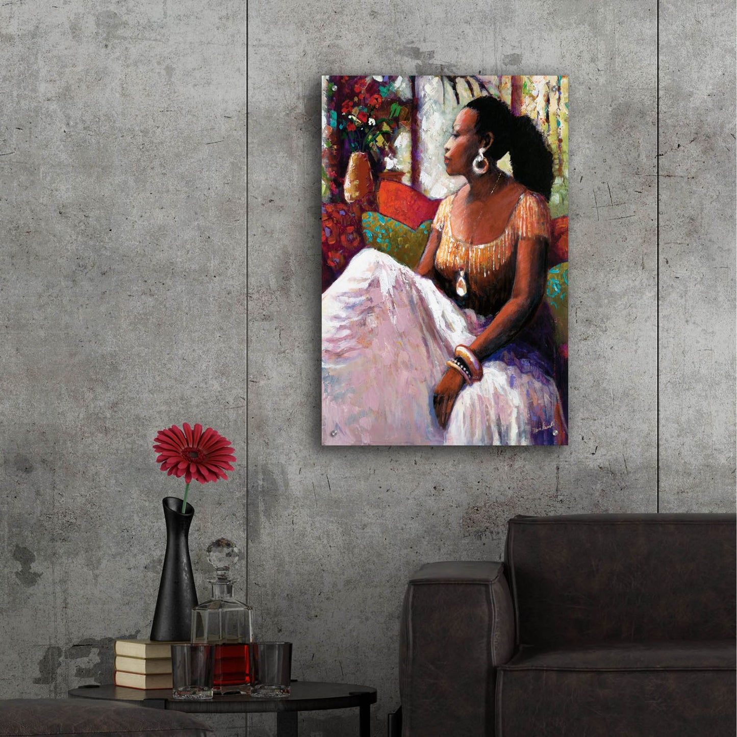 Epic Art ' Peaceful Moment' by Monica Stewart, Acrylic Glass Wall Art,24x36