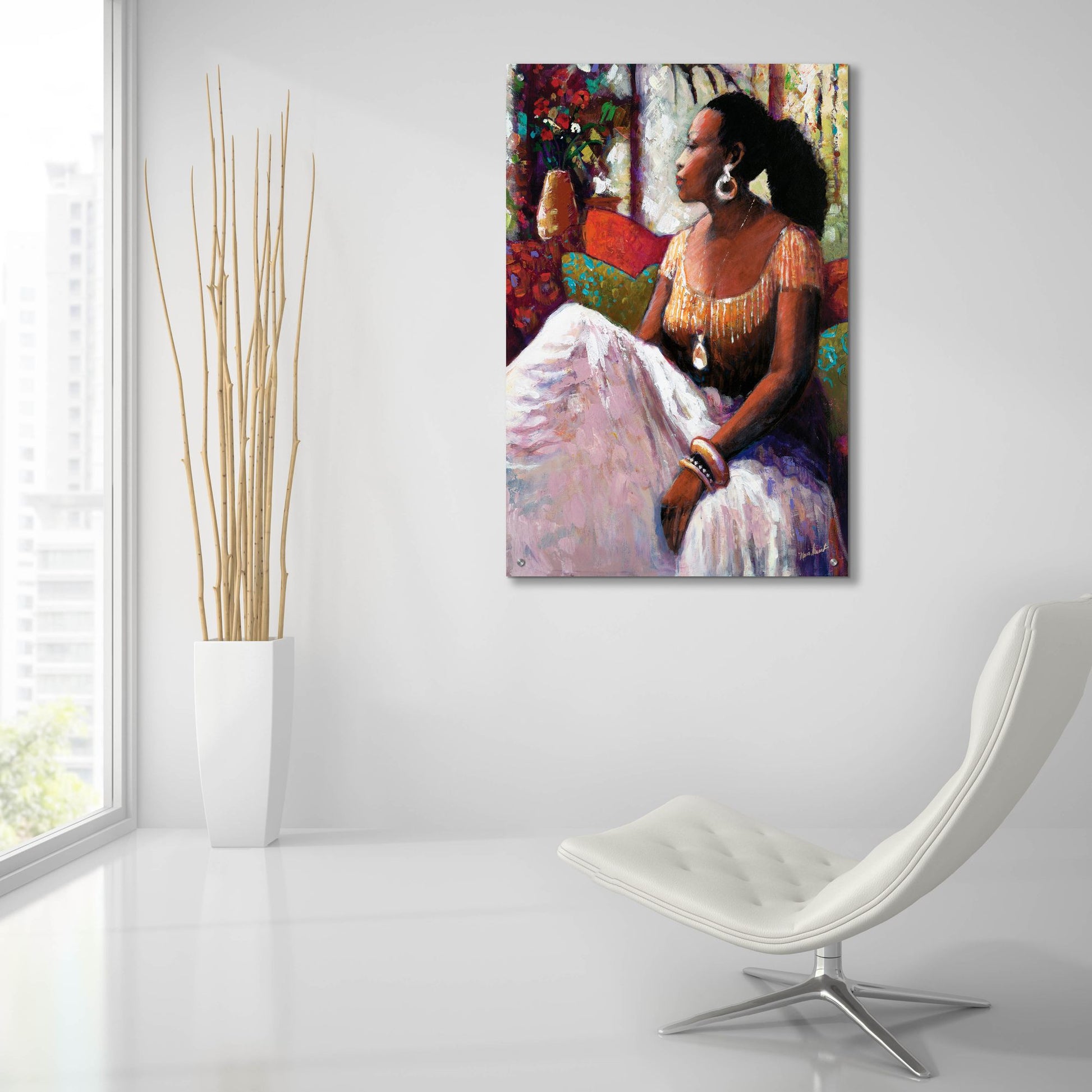 Epic Art ' Peaceful Moment' by Monica Stewart, Acrylic Glass Wall Art,24x36