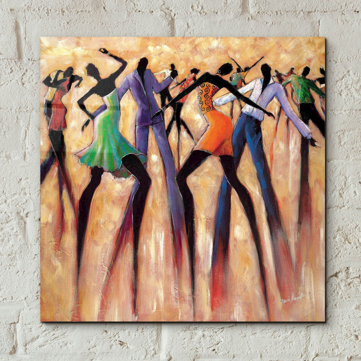 Epic Art ' T.G.I.F.' by Monica Stewart, Acrylic Glass Wall Art,12x12