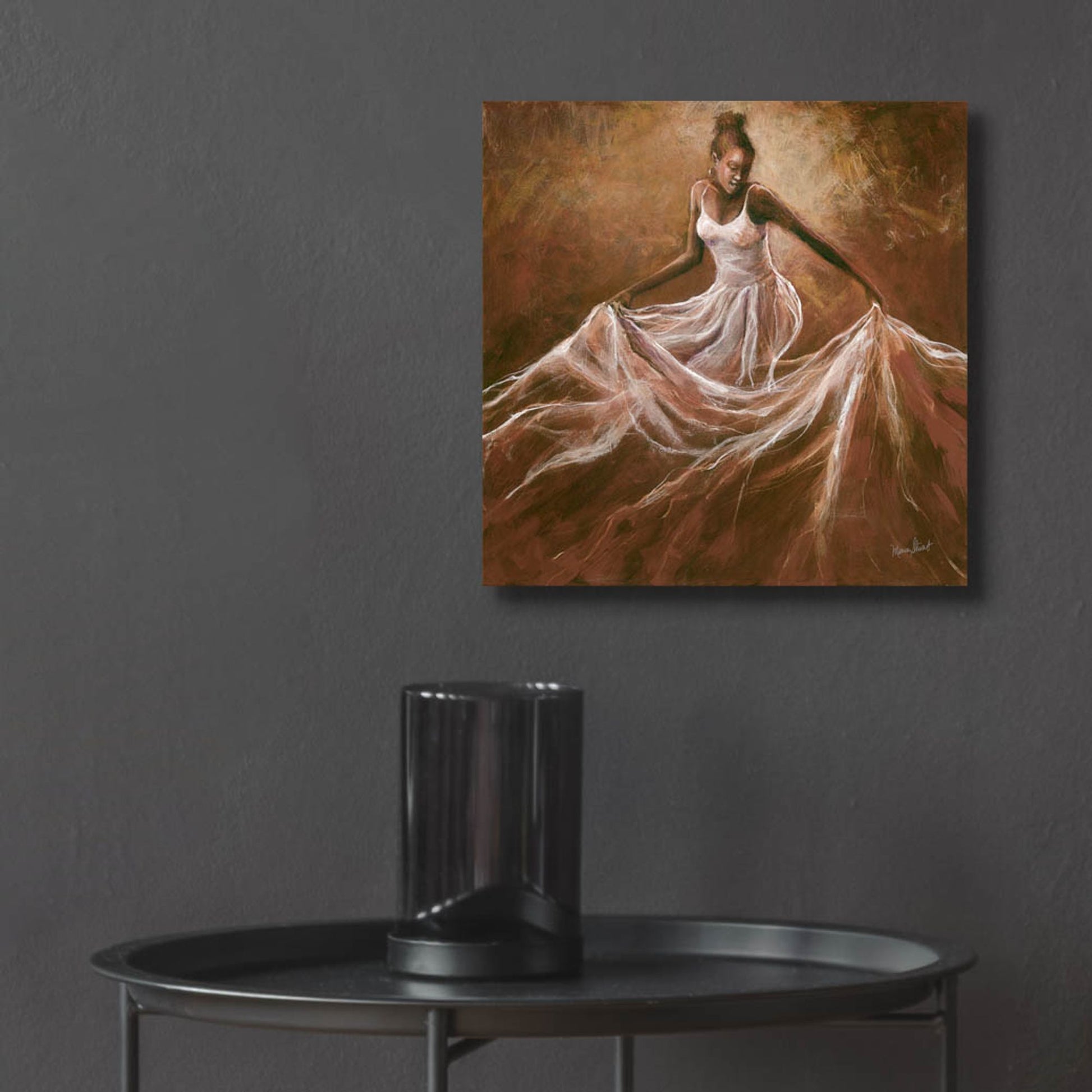 Epic Art ' Ethereal Grace' by Monica Stewart, Acrylic Glass Wall Art,12x12