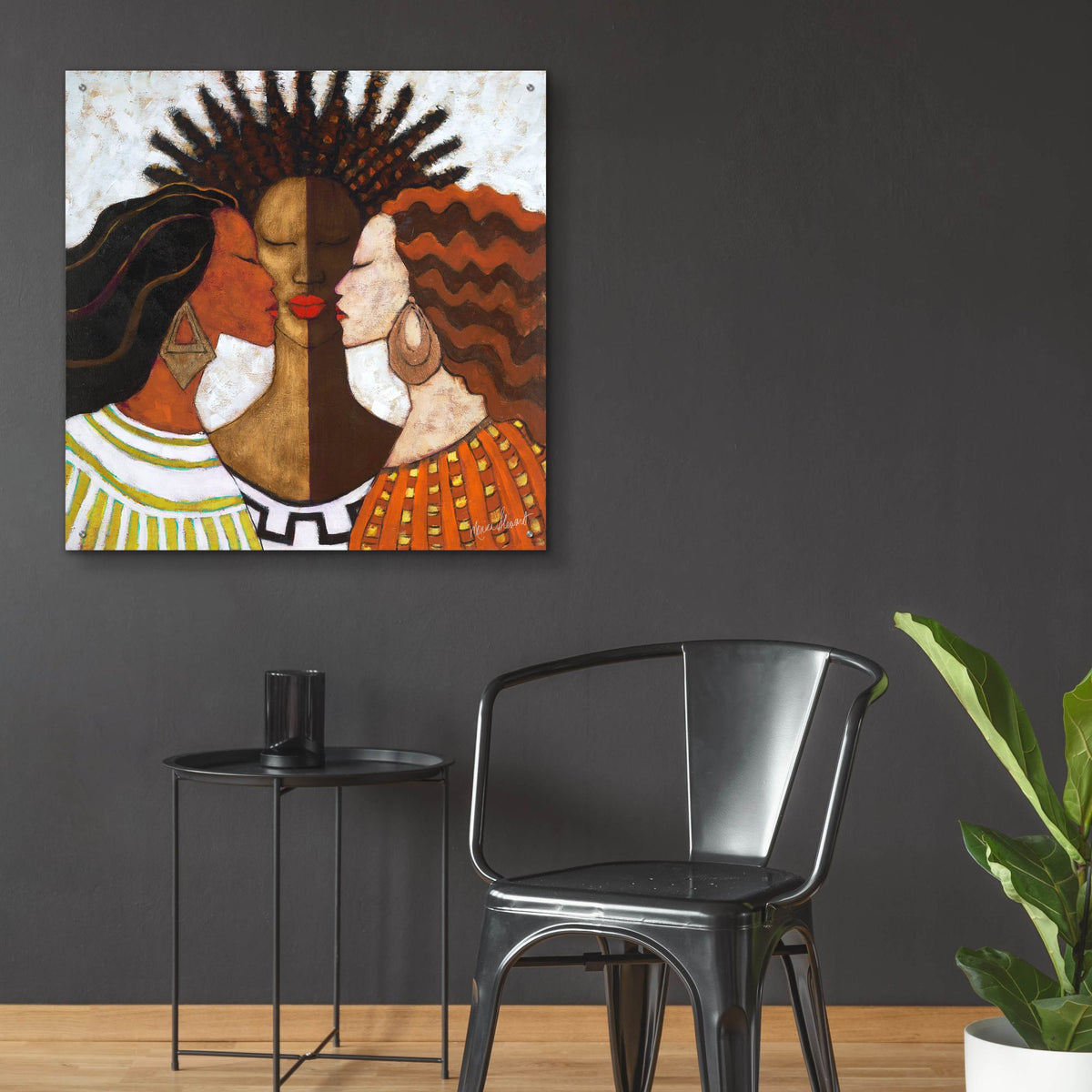 Epic Art ' Every Woman' by Monica Stewart, Acrylic Glass Wall Art,36x36