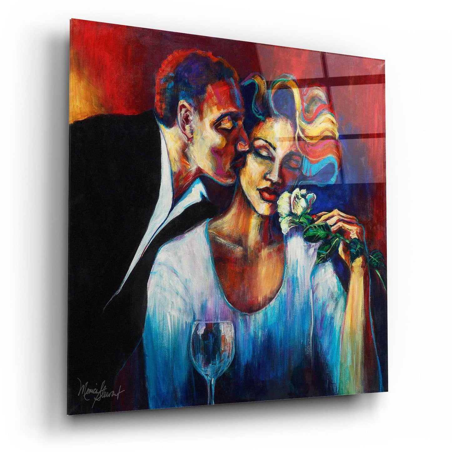 Epic Art ' The Scent of Love' by Monica Stewart, Acrylic Glass Wall Art,12x12