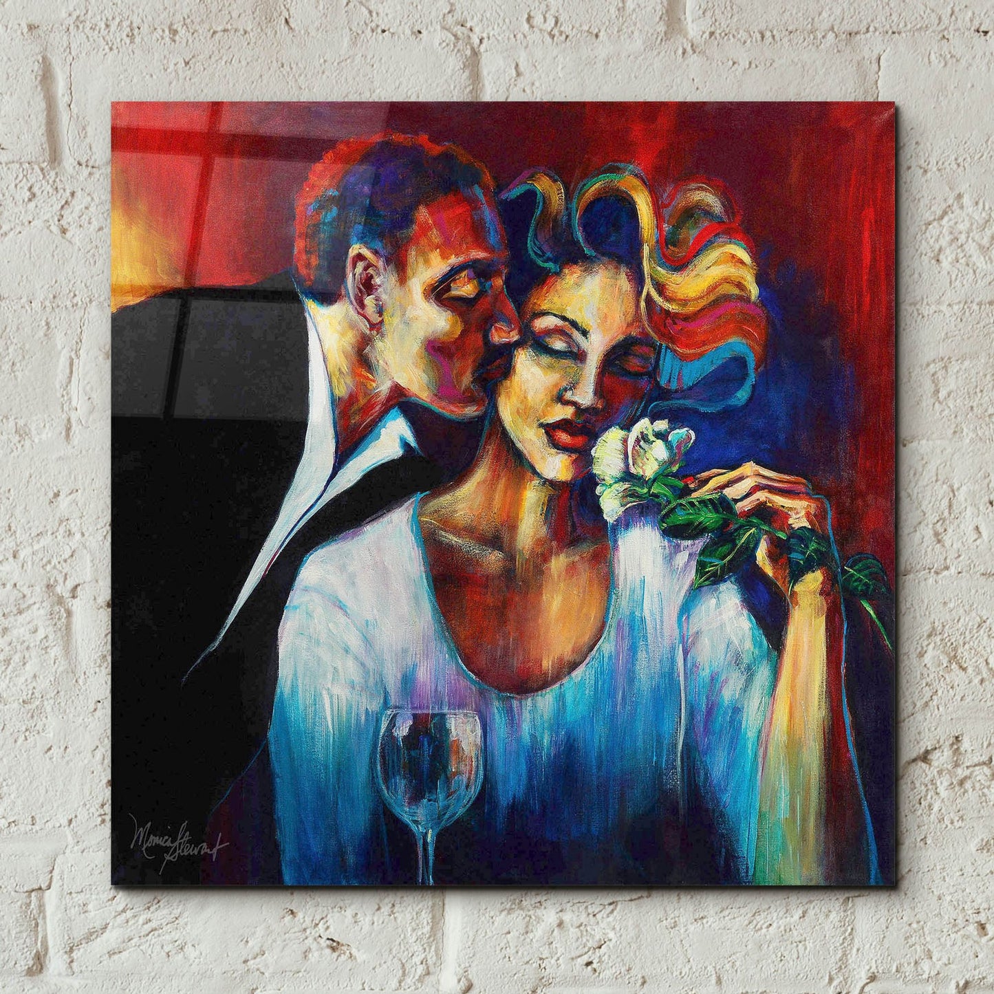 Epic Art ' The Scent of Love' by Monica Stewart, Acrylic Glass Wall Art,12x12