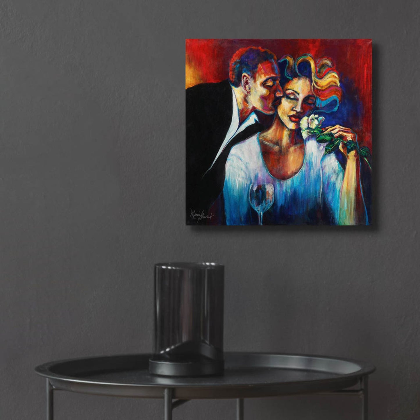 Epic Art ' The Scent of Love' by Monica Stewart, Acrylic Glass Wall Art,12x12