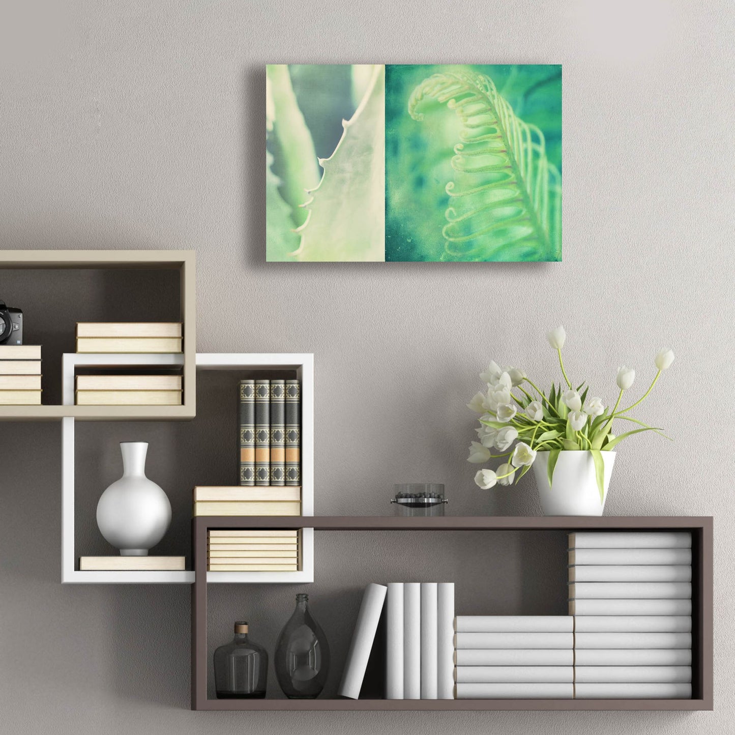 Epic Art ' Mint' by Myan Soffia, Acrylic Glass Wall Art,24x16