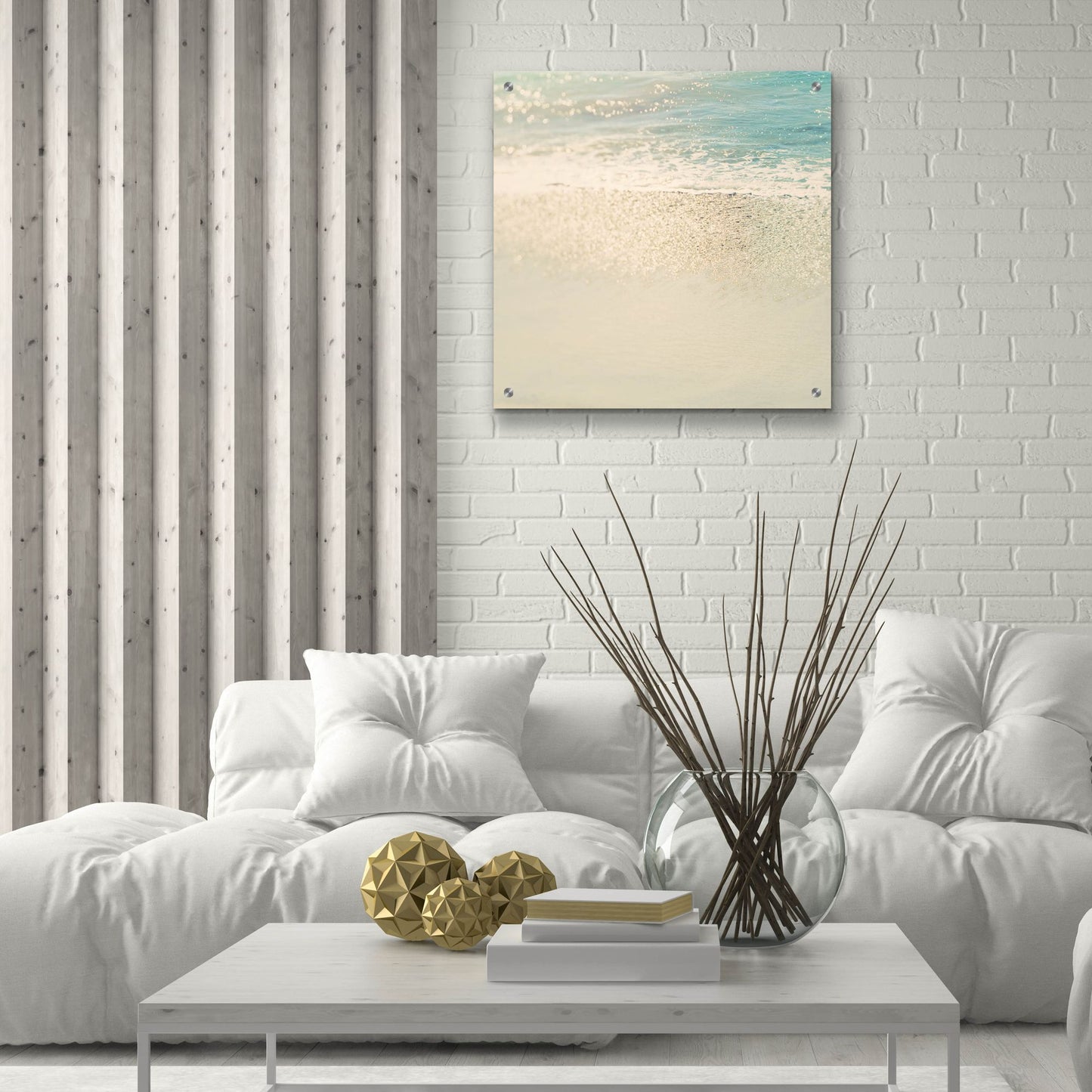 Epic Art ' Del Mar' by Myan Soffia, Acrylic Glass Wall Art,24x24