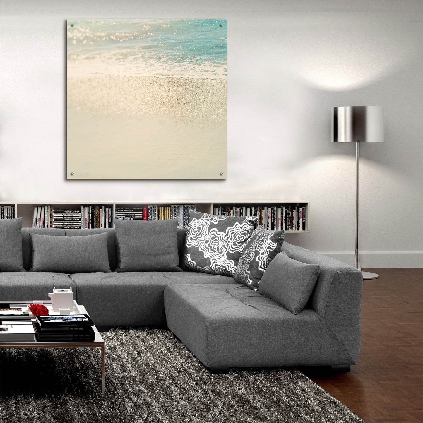 Epic Art ' Del Mar' by Myan Soffia, Acrylic Glass Wall Art,36x36