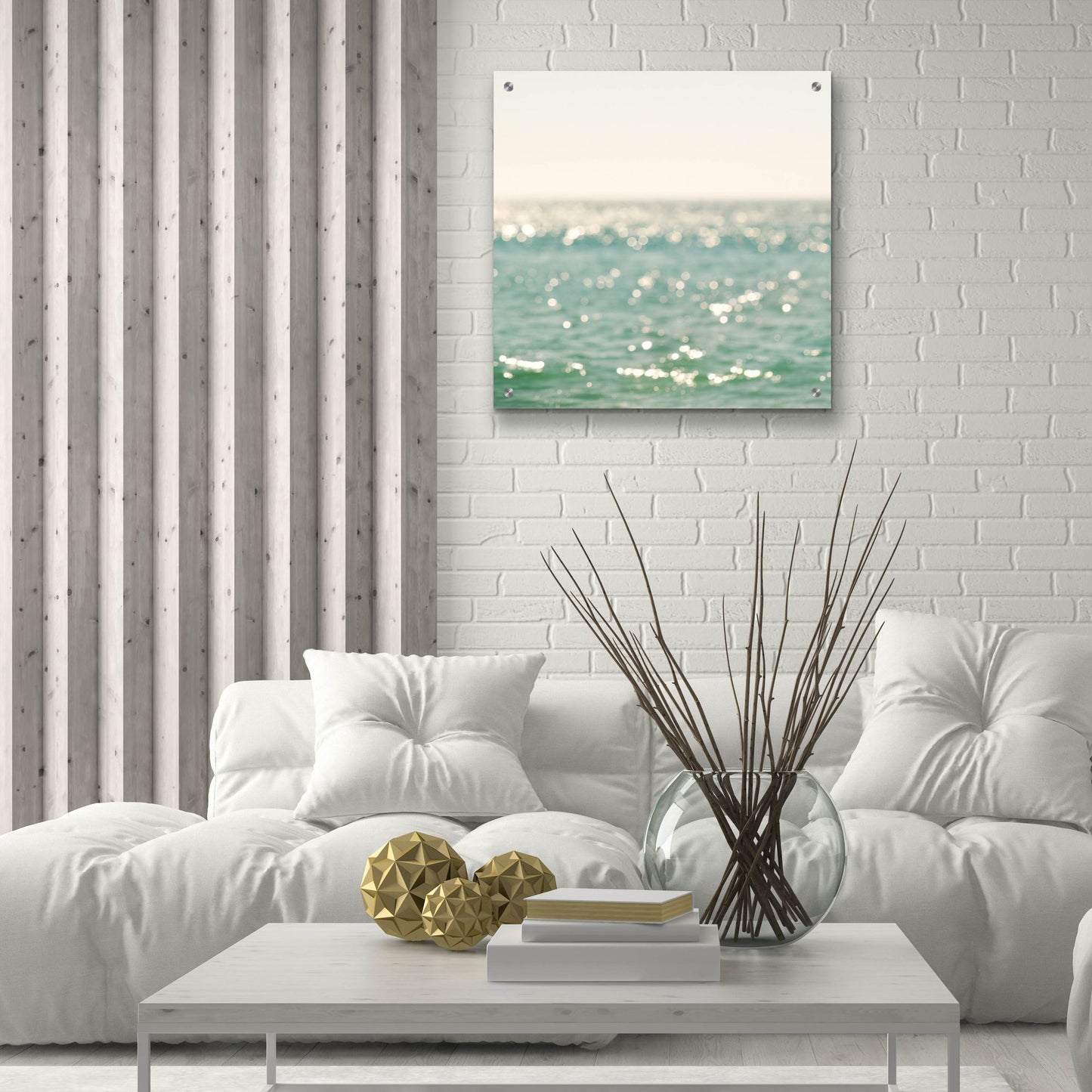 Epic Art ' La Mer' by Myan Soffia, Acrylic Glass Wall Art,24x24