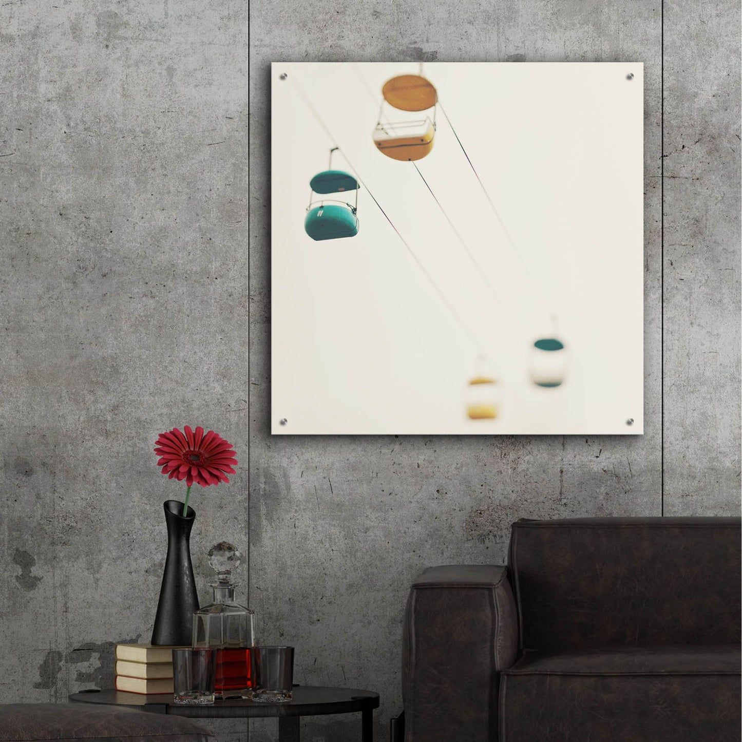 Epic Art ' Strings' by Myan Soffia, Acrylic Glass Wall Art,36x36