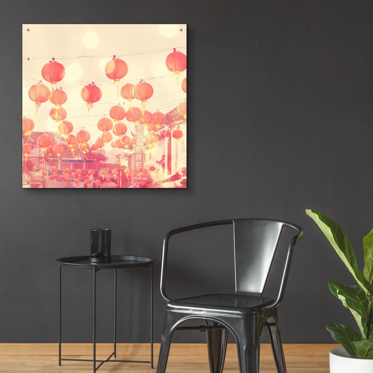 Epic Art ' Chinatown' by Myan Soffia, Acrylic Glass Wall Art,36x36
