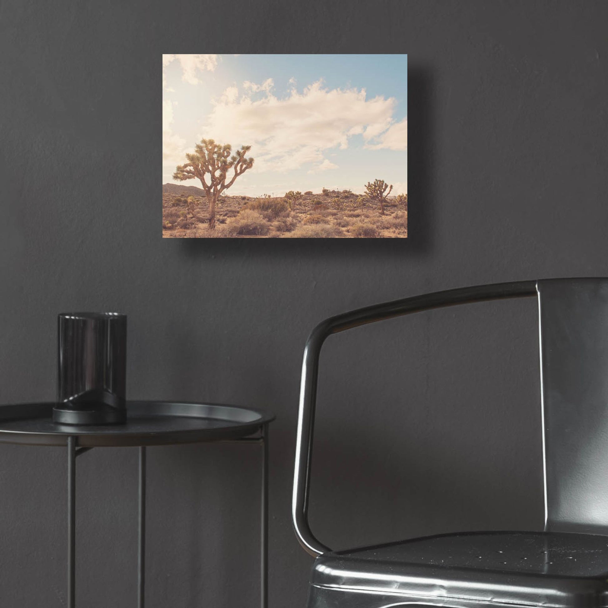 Epic Art ' Sunshine & Joshua Trees' by Myan Soffia, Acrylic Glass Wall Art,16x12