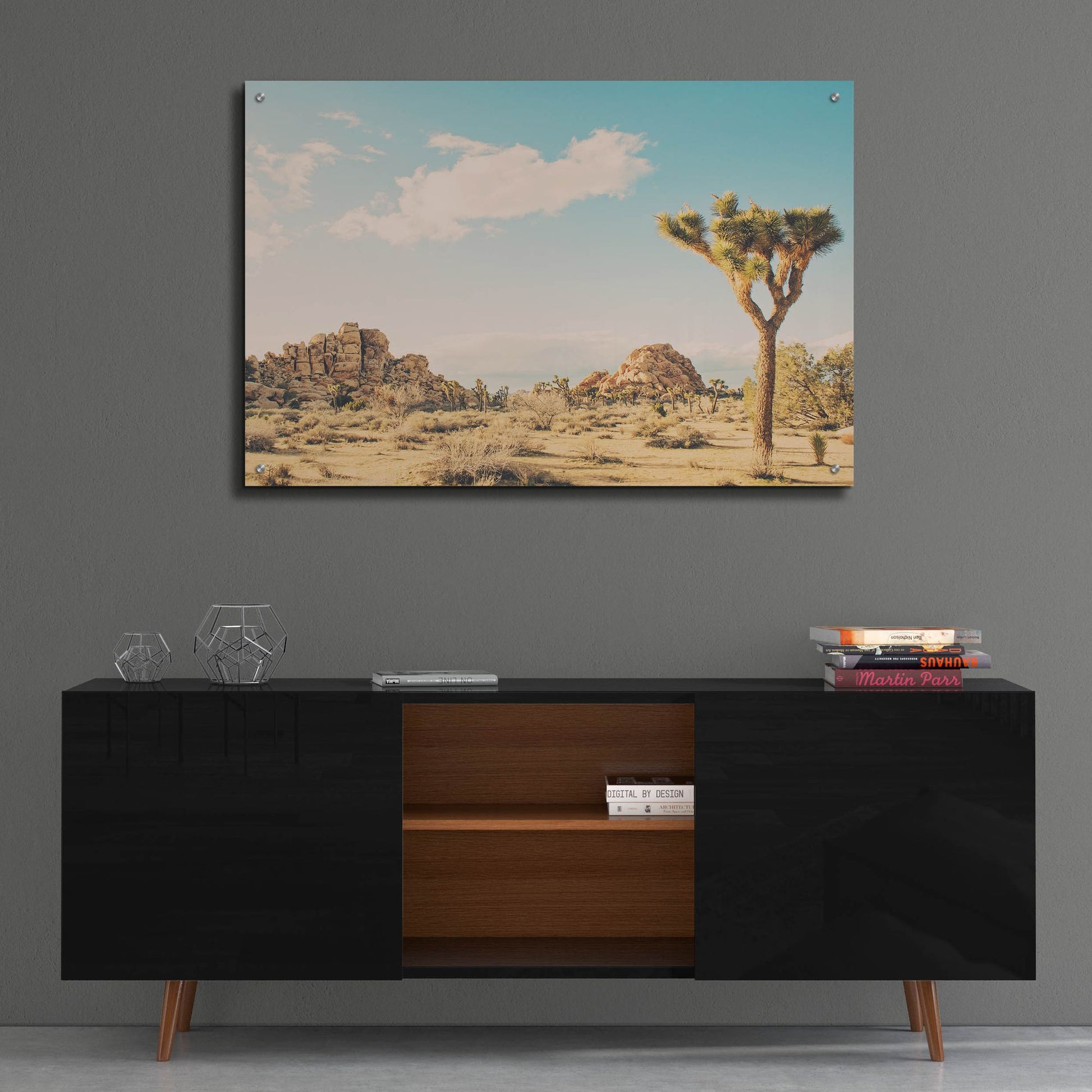 Epic Art ' Winter in the Desert 3' by Myan Soffia, Acrylic Glass Wall Art,36x24