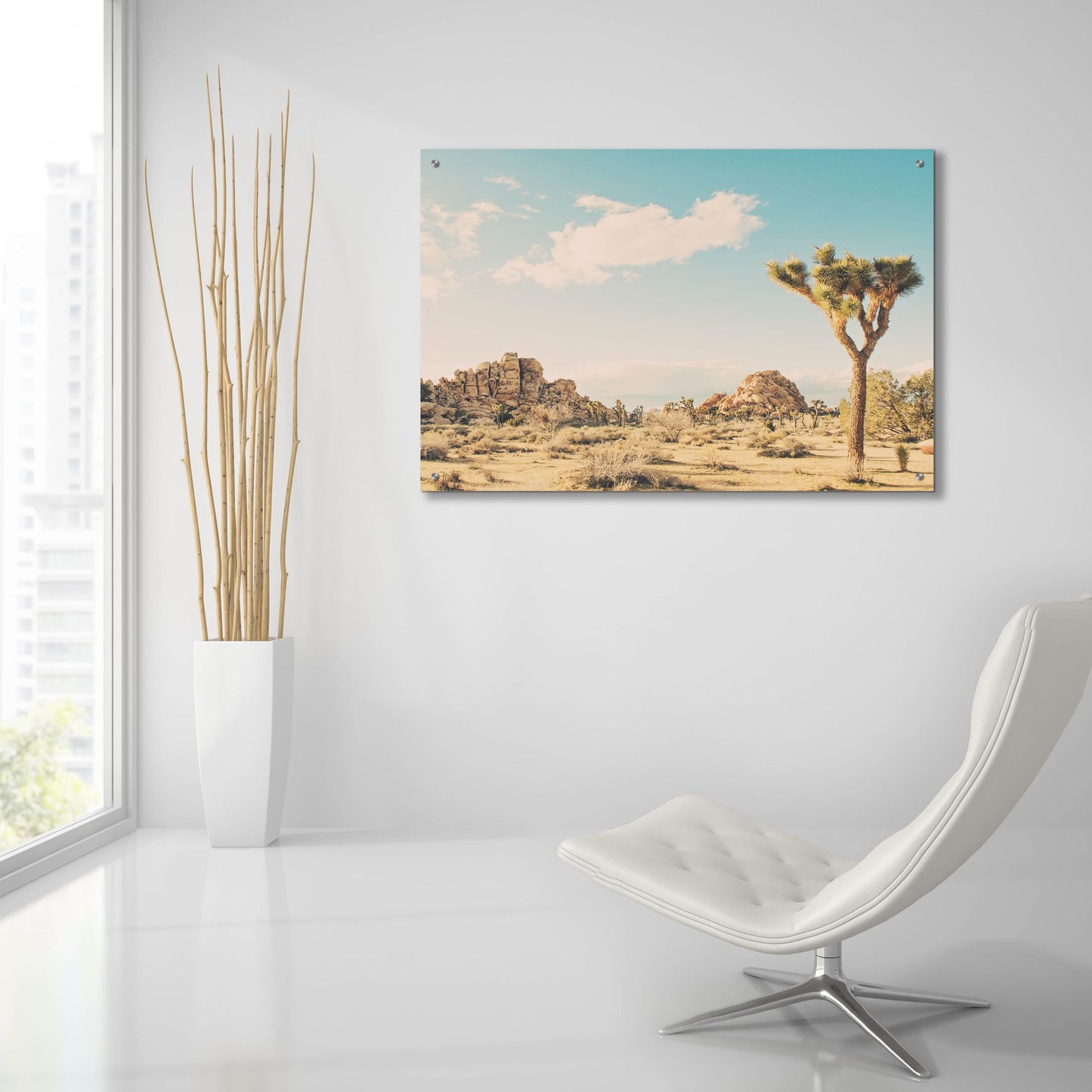 Epic Art ' Winter in the Desert 3' by Myan Soffia, Acrylic Glass Wall Art,36x24