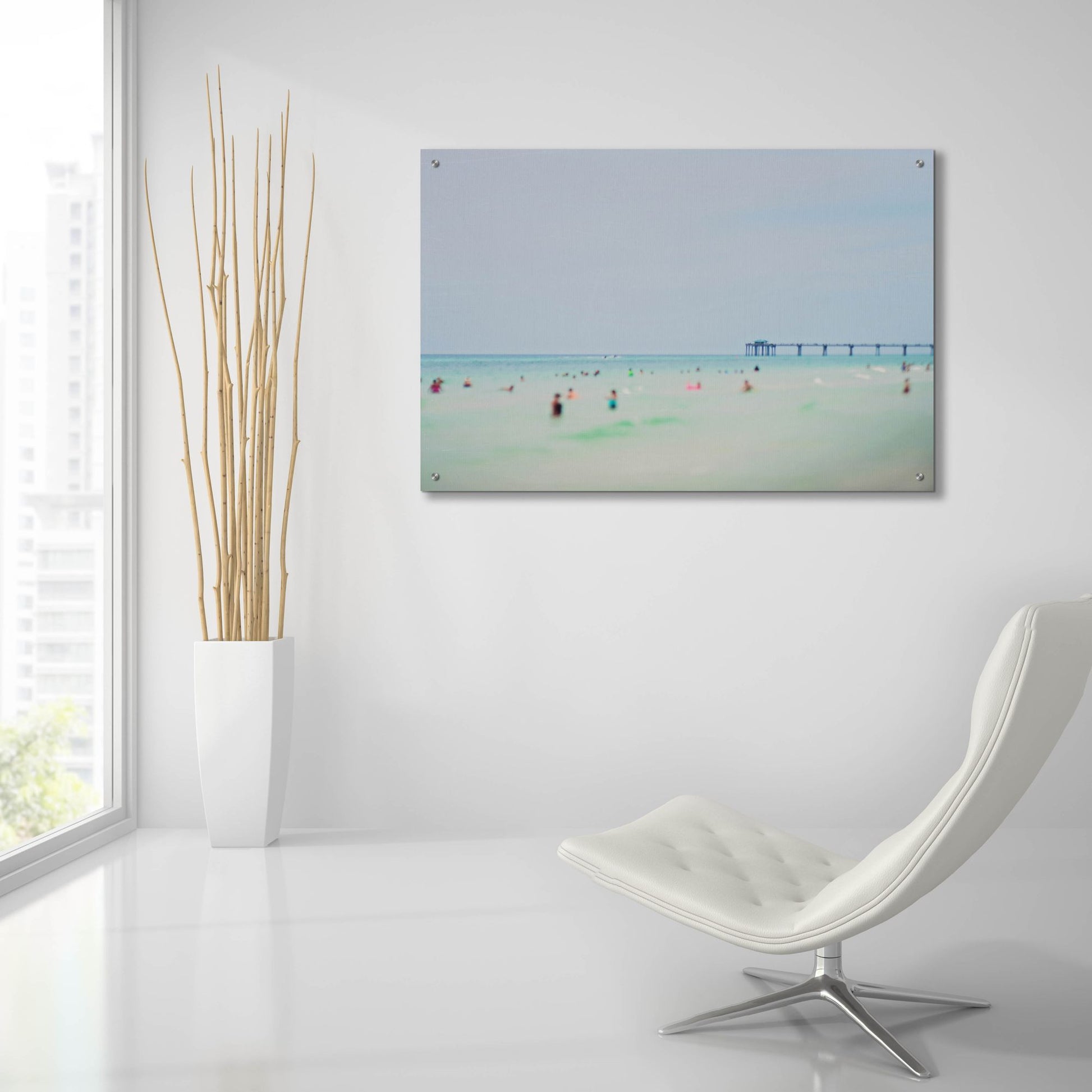 Epic Art ' Dreams of The Gulf Coast' by Myan Soffia, Acrylic Glass Wall Art,36x24