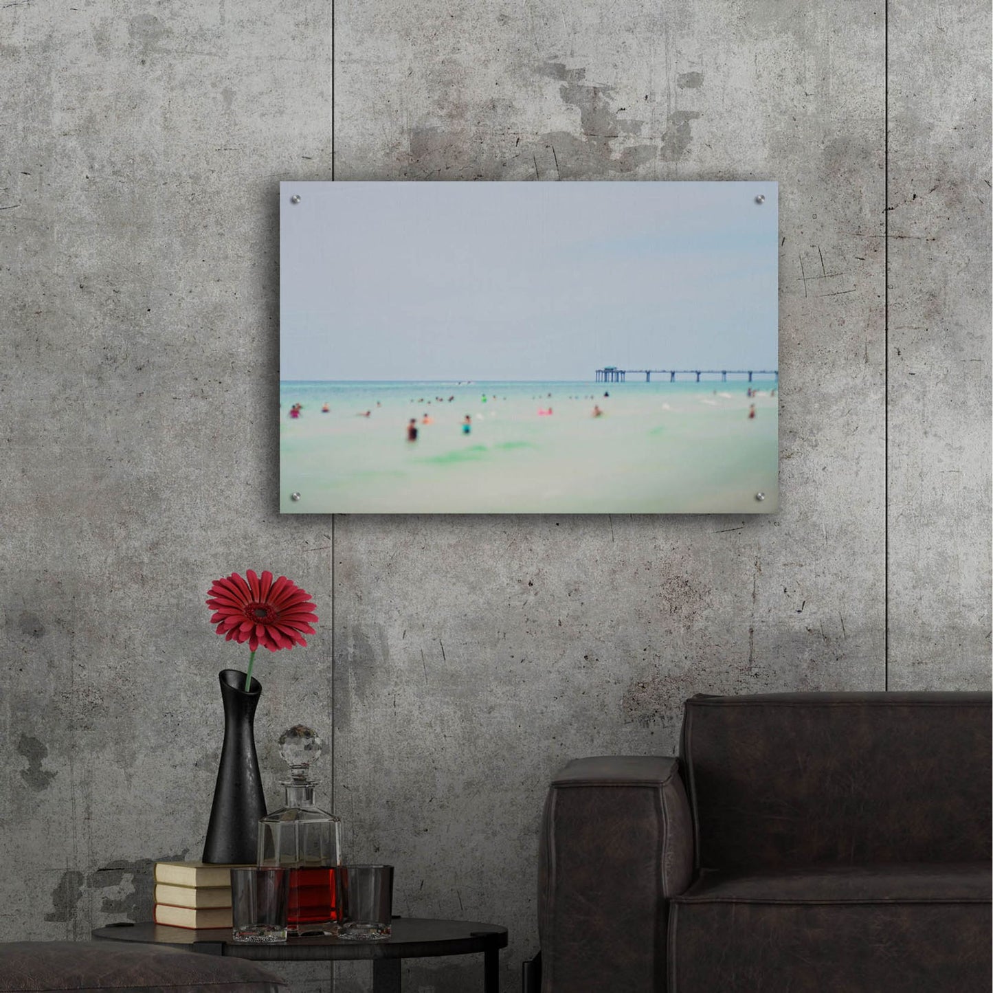 Epic Art ' Dreams of The Gulf Coast' by Myan Soffia, Acrylic Glass Wall Art,36x24