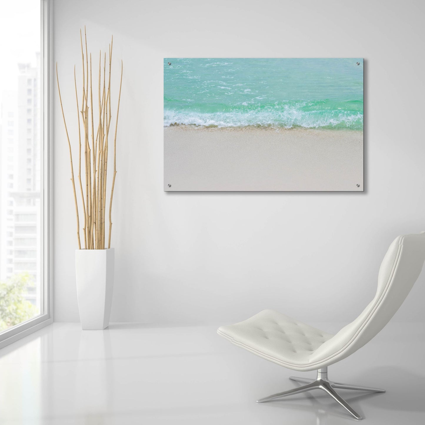 Epic Art ' Little Waves' by Myan Soffia, Acrylic Glass Wall Art,36x24