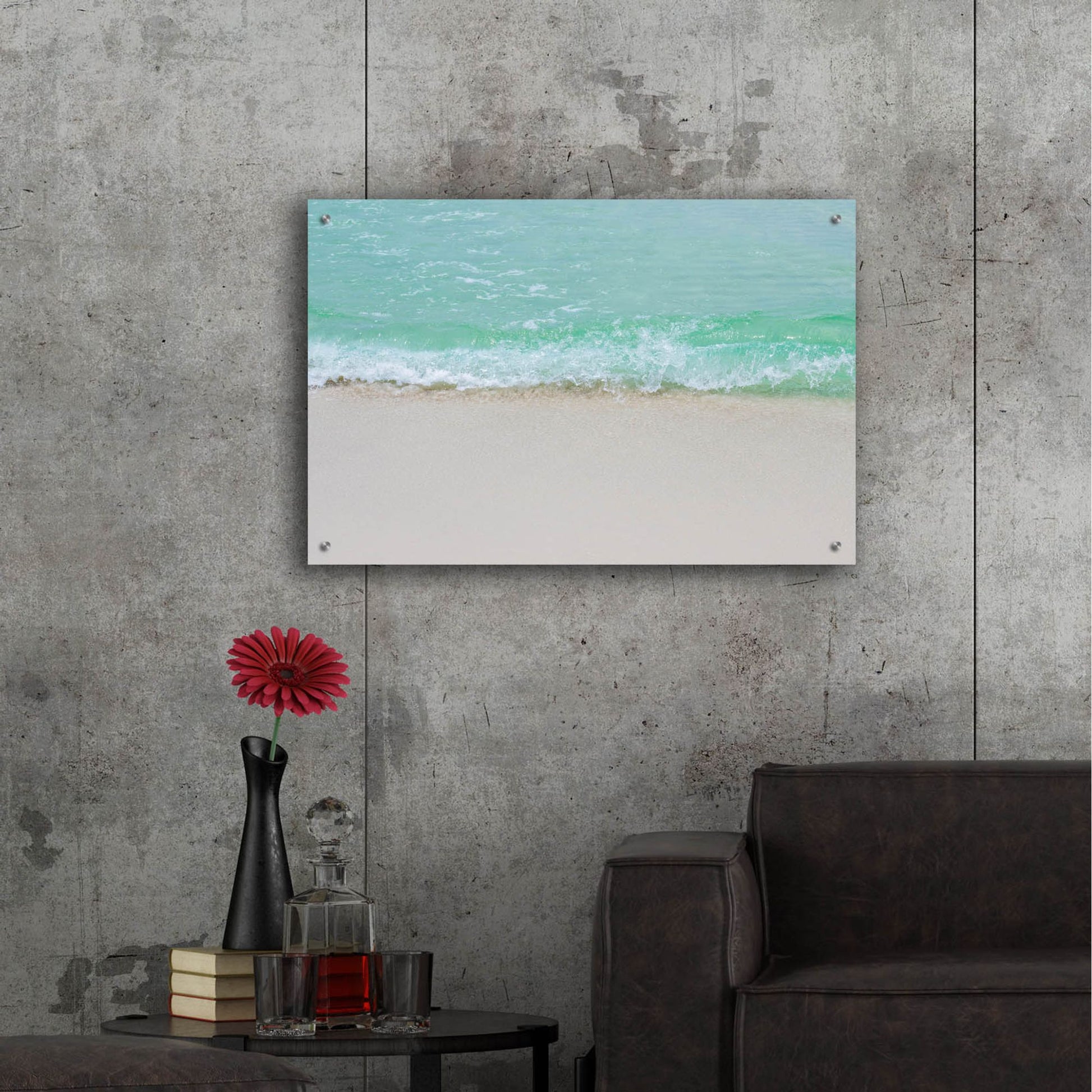 Epic Art ' Little Waves' by Myan Soffia, Acrylic Glass Wall Art,36x24