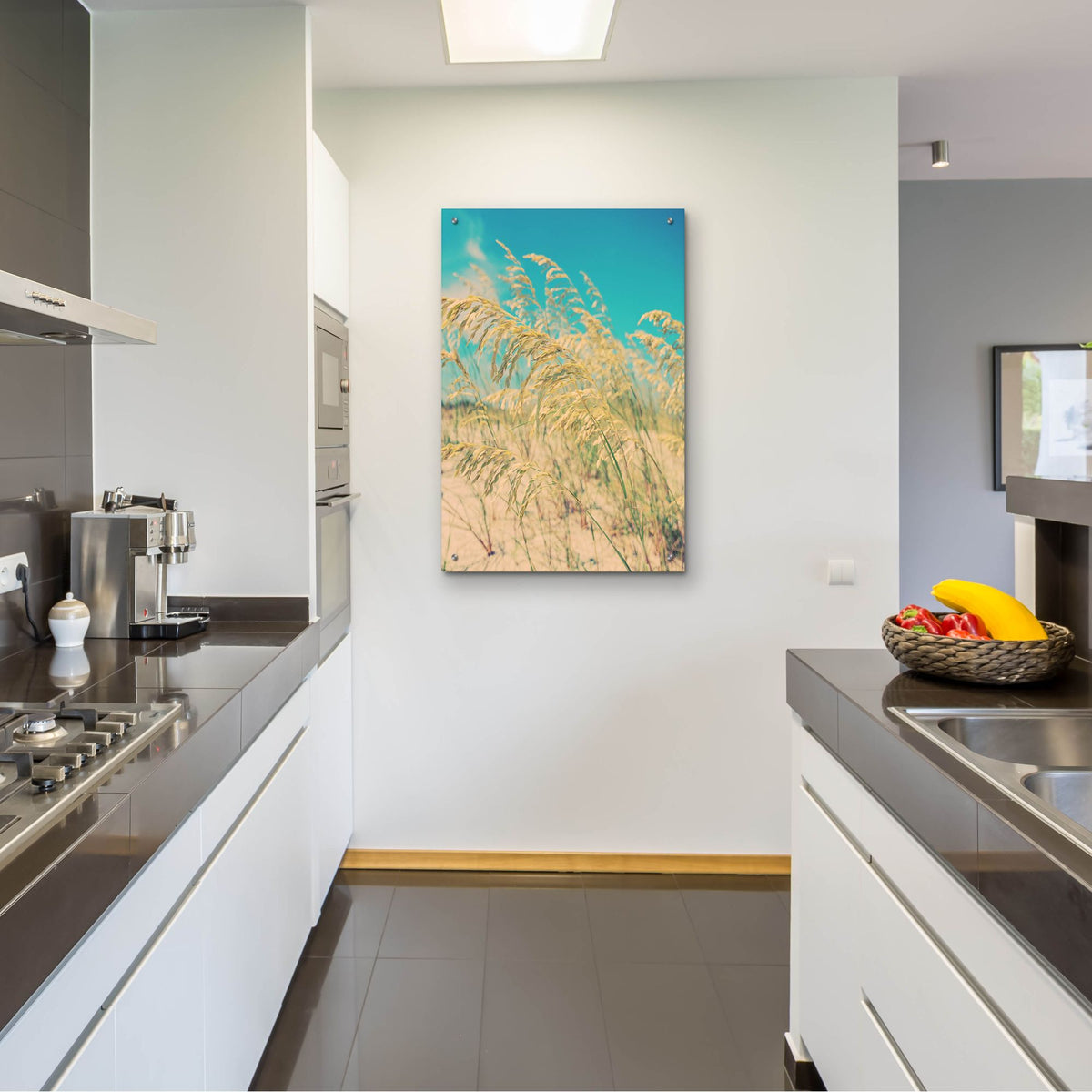 Epic Art ' Sea Oats' by Myan Soffia, Acrylic Glass Wall Art,24x36