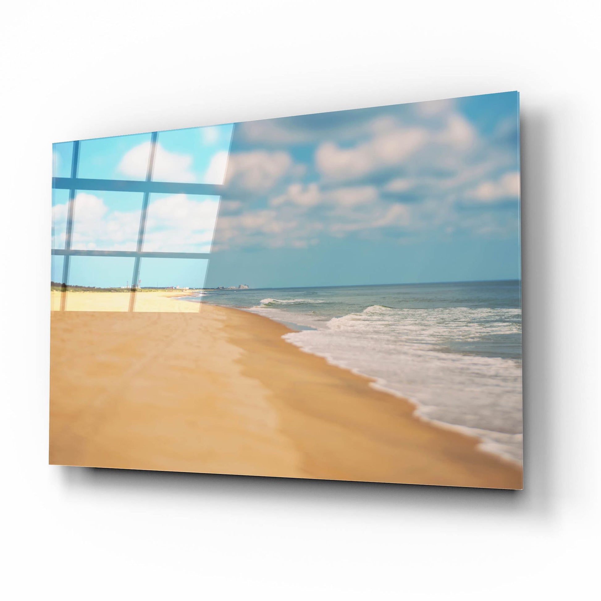 Epic Art ' Virginia Beach' by Myan Soffia, Acrylic Glass Wall Art,16x12