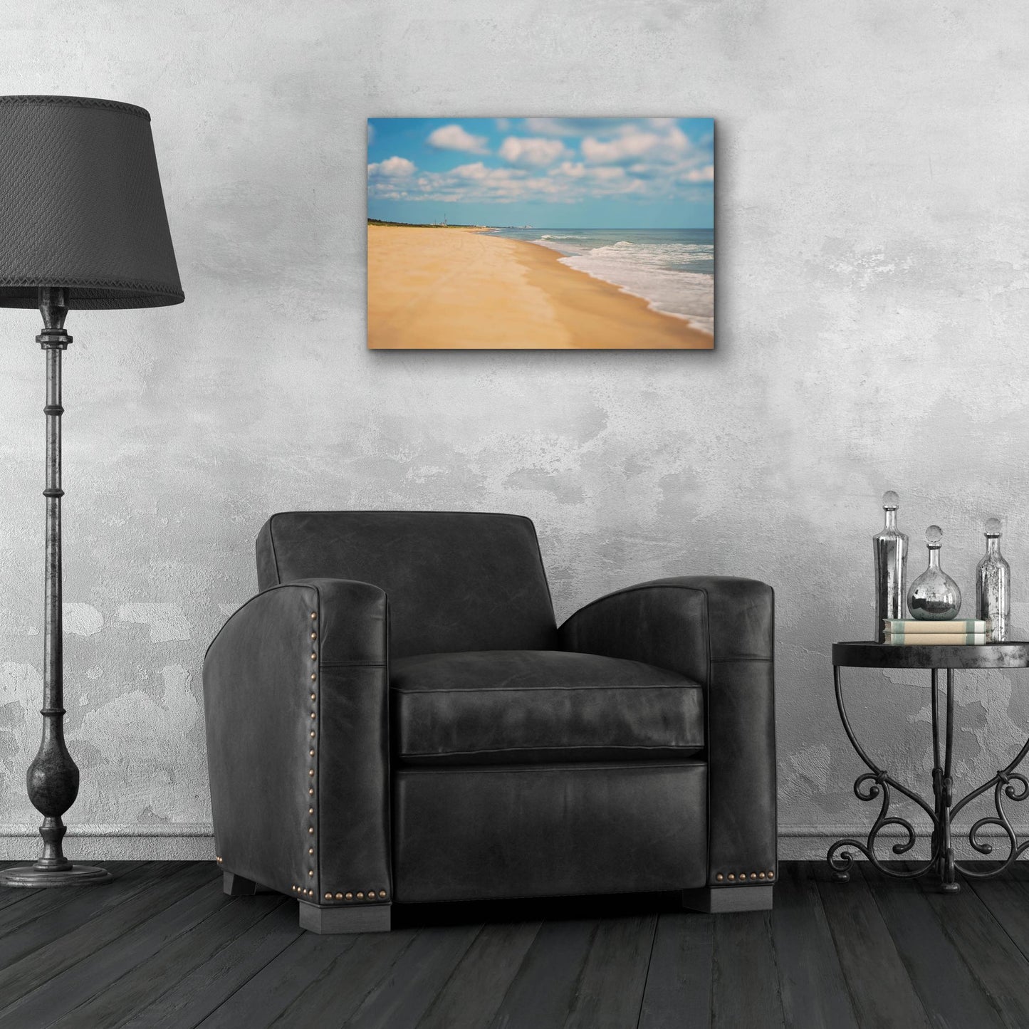 Epic Art ' Virginia Beach' by Myan Soffia, Acrylic Glass Wall Art,24x16