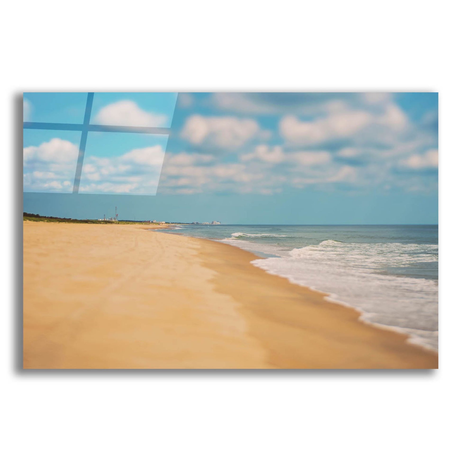 Epic Art ' Virginia Beach' by Myan Soffia, Acrylic Glass Wall Art,24x16