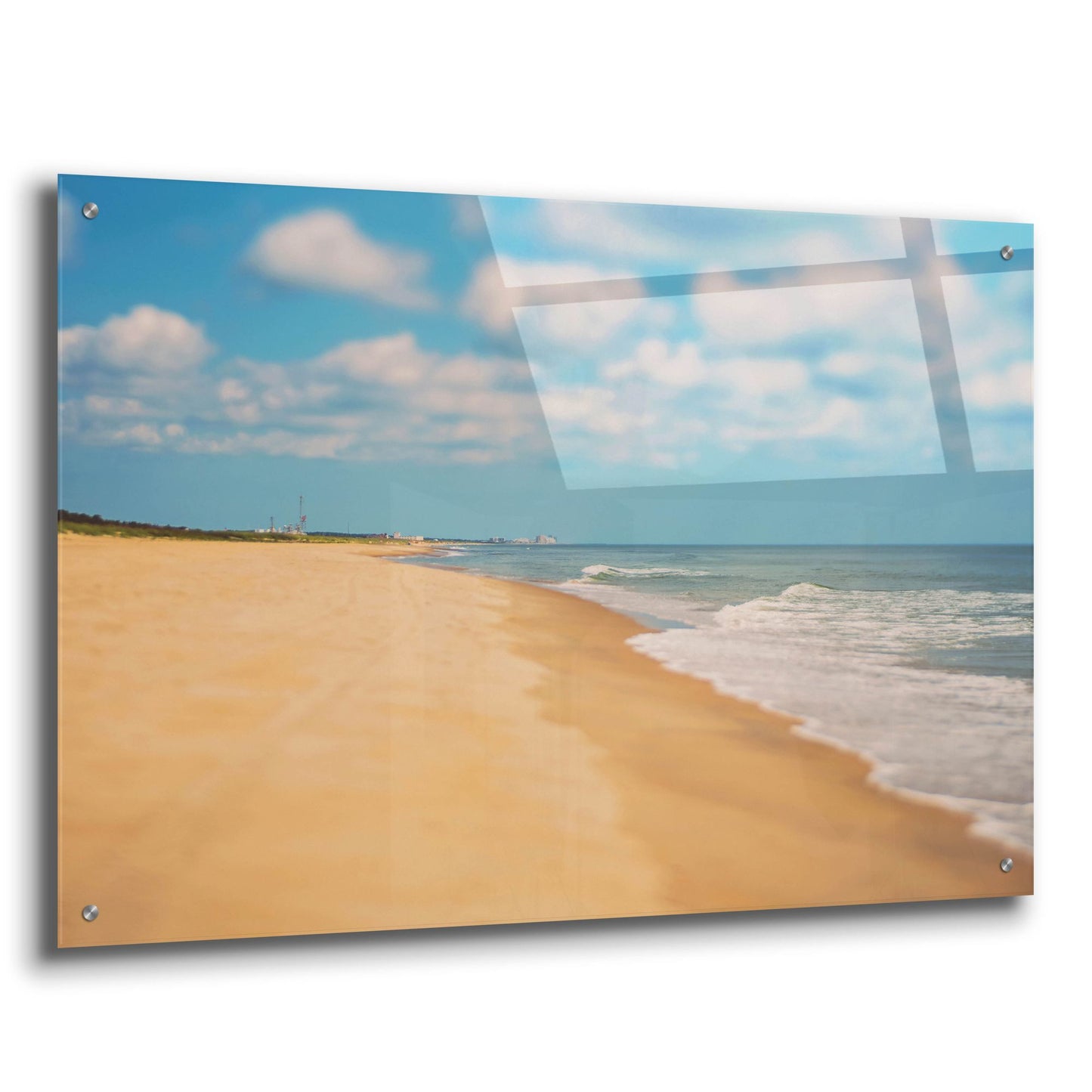 Epic Art ' Virginia Beach' by Myan Soffia, Acrylic Glass Wall Art,36x24