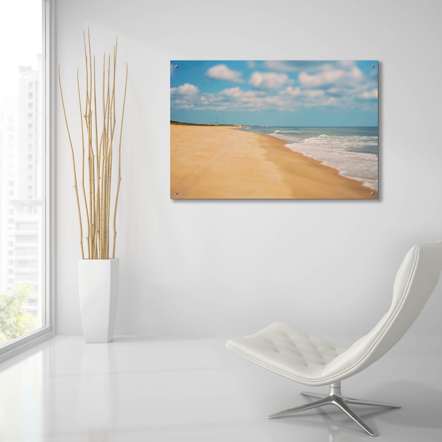 Epic Art ' Virginia Beach' by Myan Soffia, Acrylic Glass Wall Art,36x24