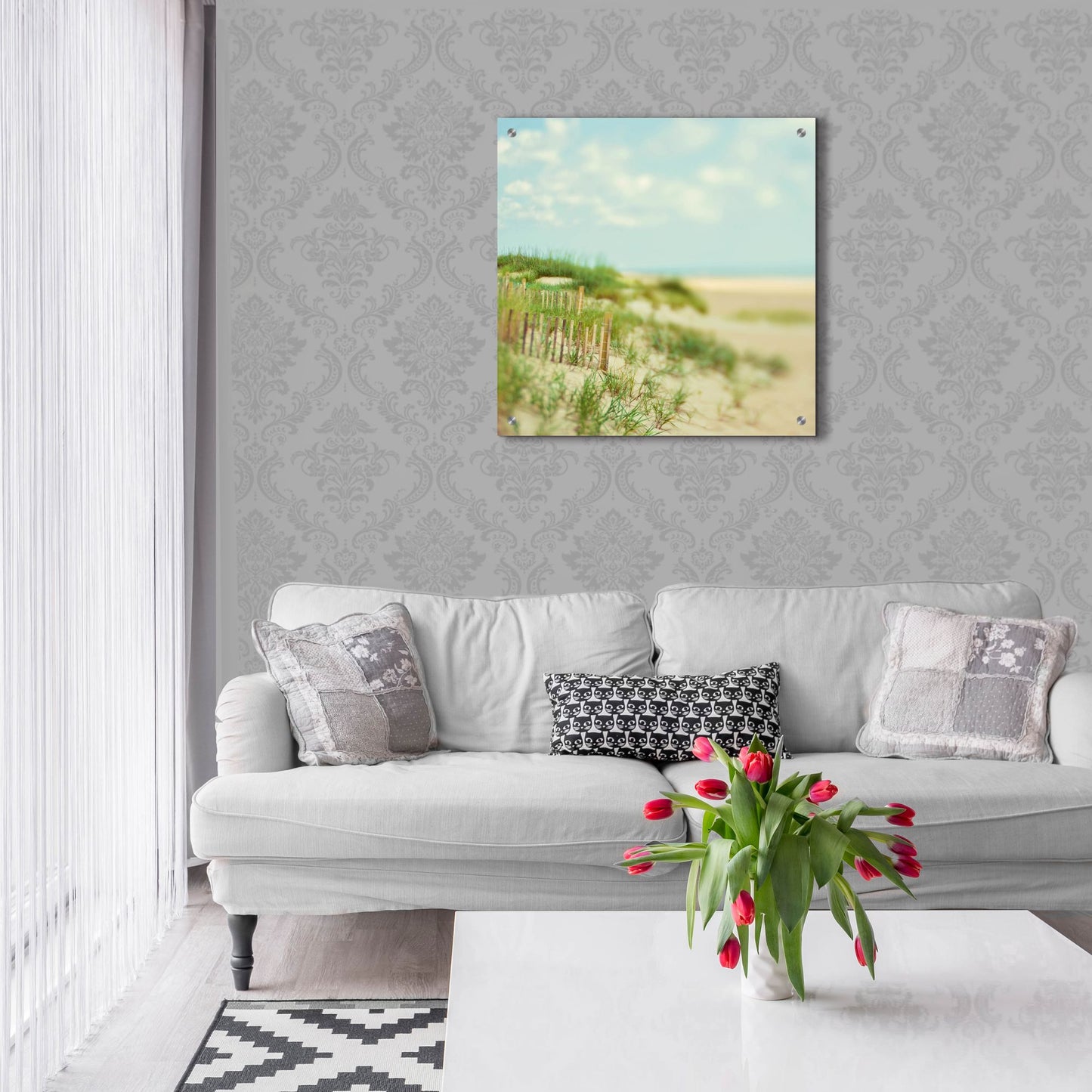 Epic Art ' Sand Dunes' by Myan Soffia, Acrylic Glass Wall Art,24x24