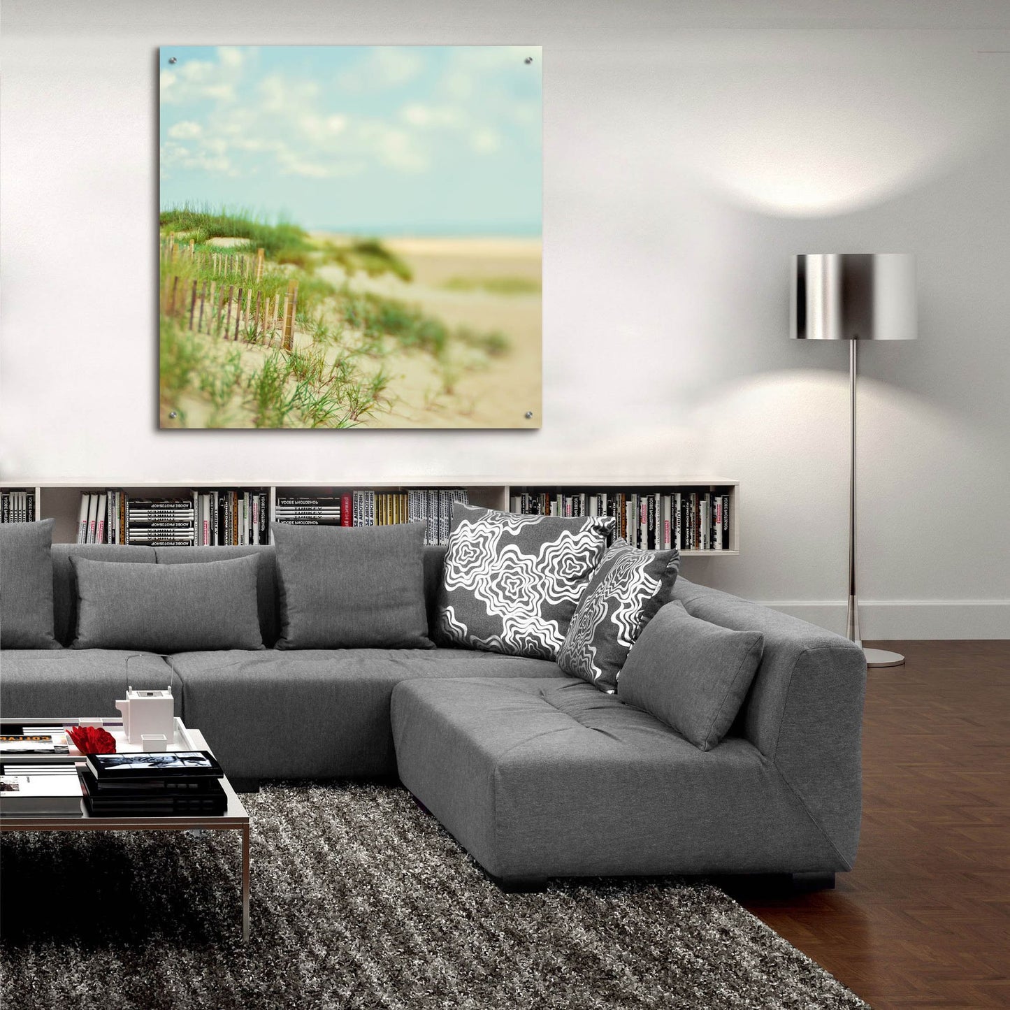 Epic Art ' Sand Dunes' by Myan Soffia, Acrylic Glass Wall Art,36x36