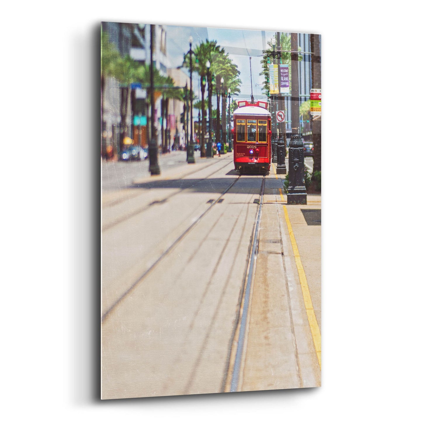 Epic Art ' Streetcar' by Myan Soffia, Acrylic Glass Wall Art,12x16