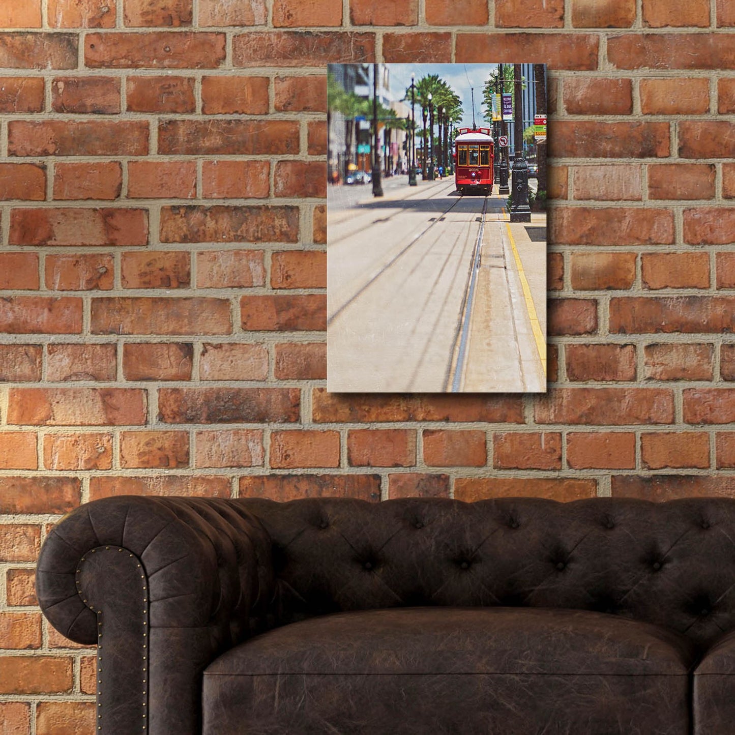 Epic Art ' Streetcar' by Myan Soffia, Acrylic Glass Wall Art,16x24