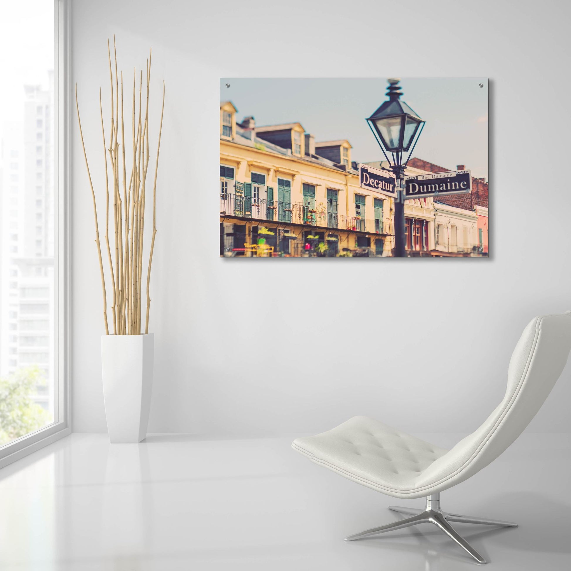 Epic Art ' Rue de la Levee' by Myan Soffia, Acrylic Glass Wall Art,36x24