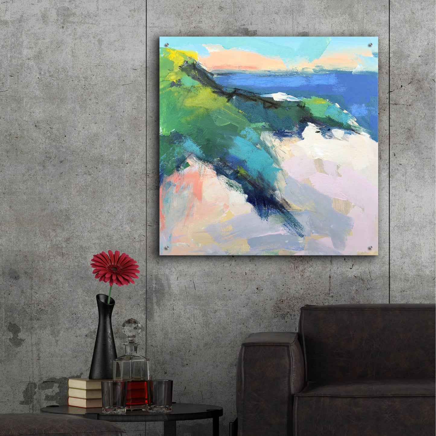 Epic Art ' Dune' by Page Pearson Railsback, Acrylic Glass Wall Art,36x36