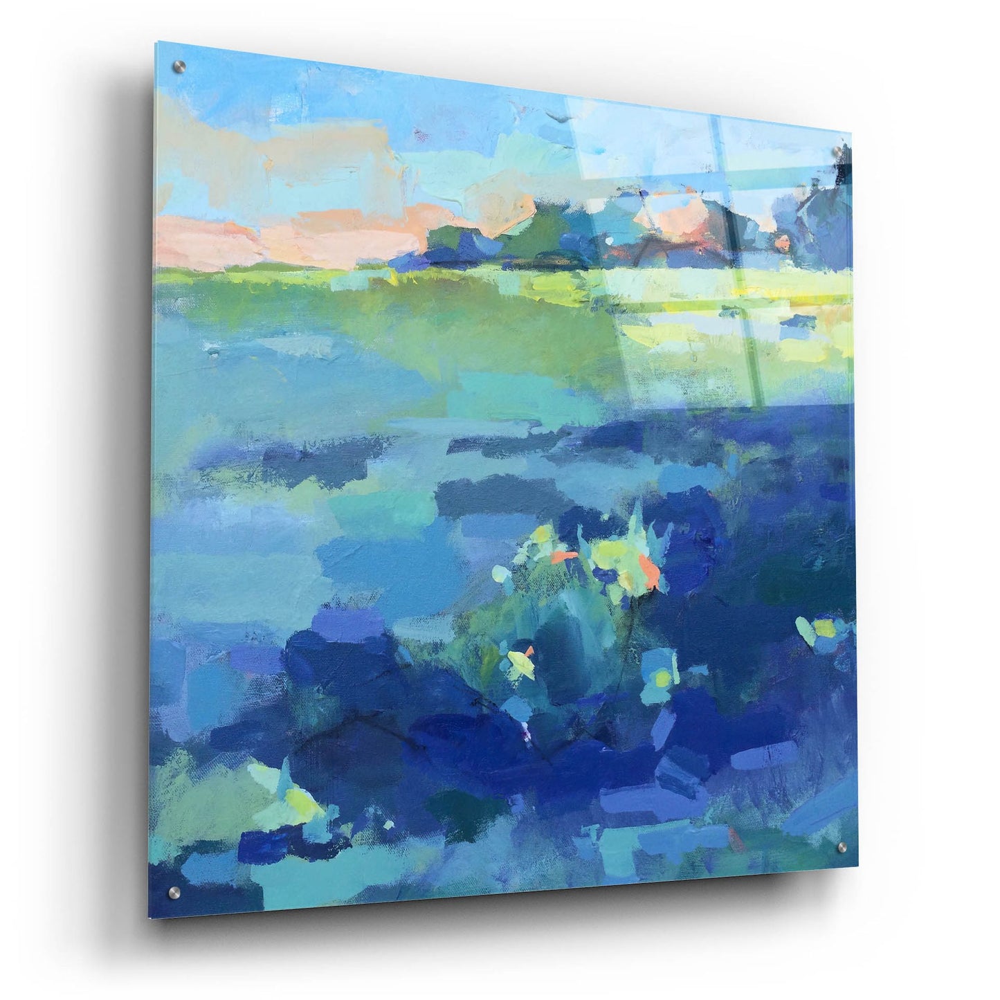 Epic Art ' Field' by Page Pearson Railsback, Acrylic Glass Wall Art,36x36