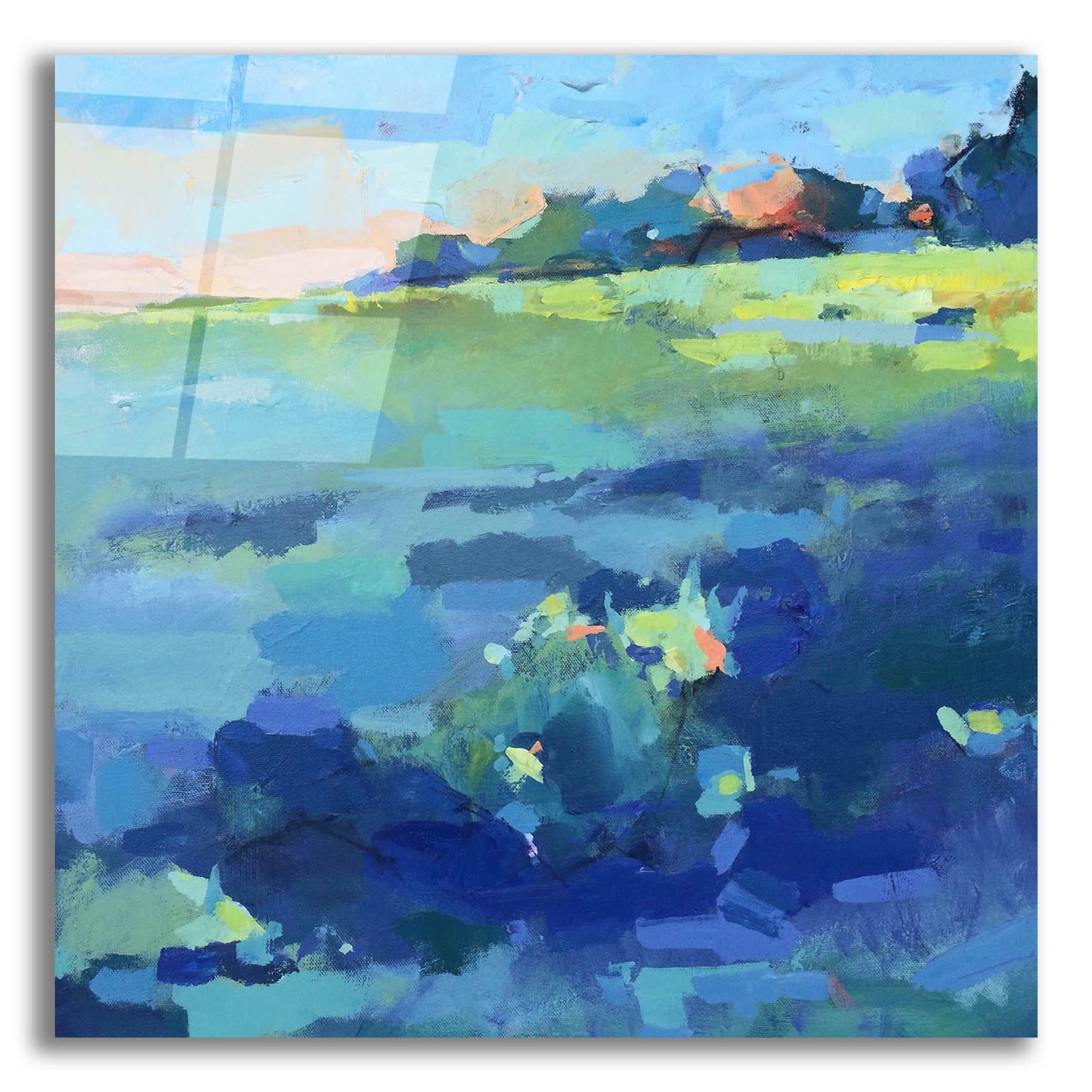 Epic Art ' Field' by Page Pearson Railsback, Acrylic Glass Wall Art