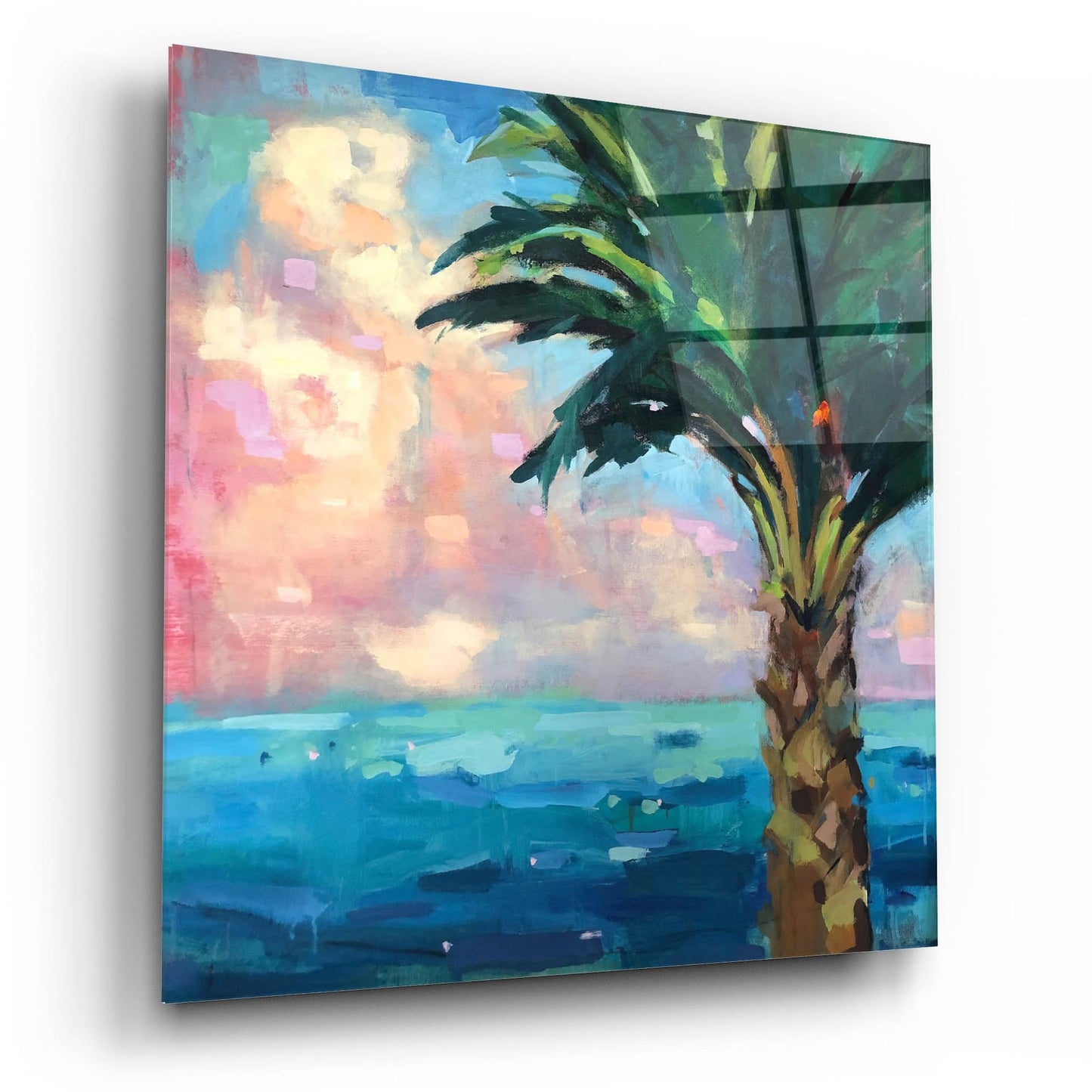 Epic Art ' Palm' by Page Pearson Railsback, Acrylic Glass Wall Art,12x12