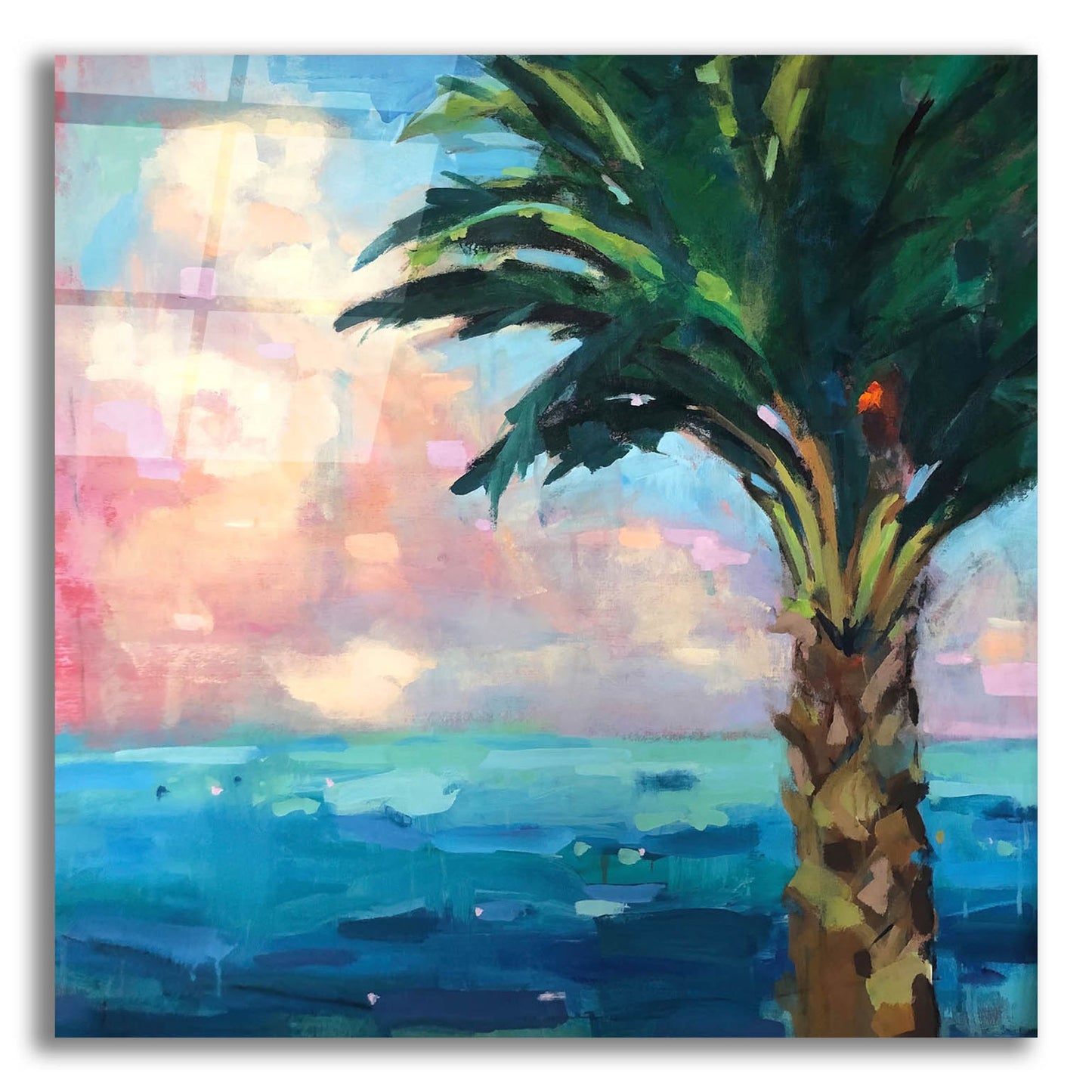 Epic Art ' Palm' by Page Pearson Railsback, Acrylic Glass Wall Art