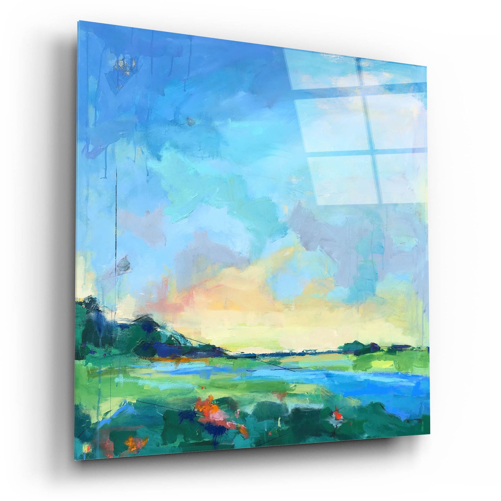 Epic Art ' River Marsh' by Page Pearson Railsback, Acrylic Glass Wall Art,12x12