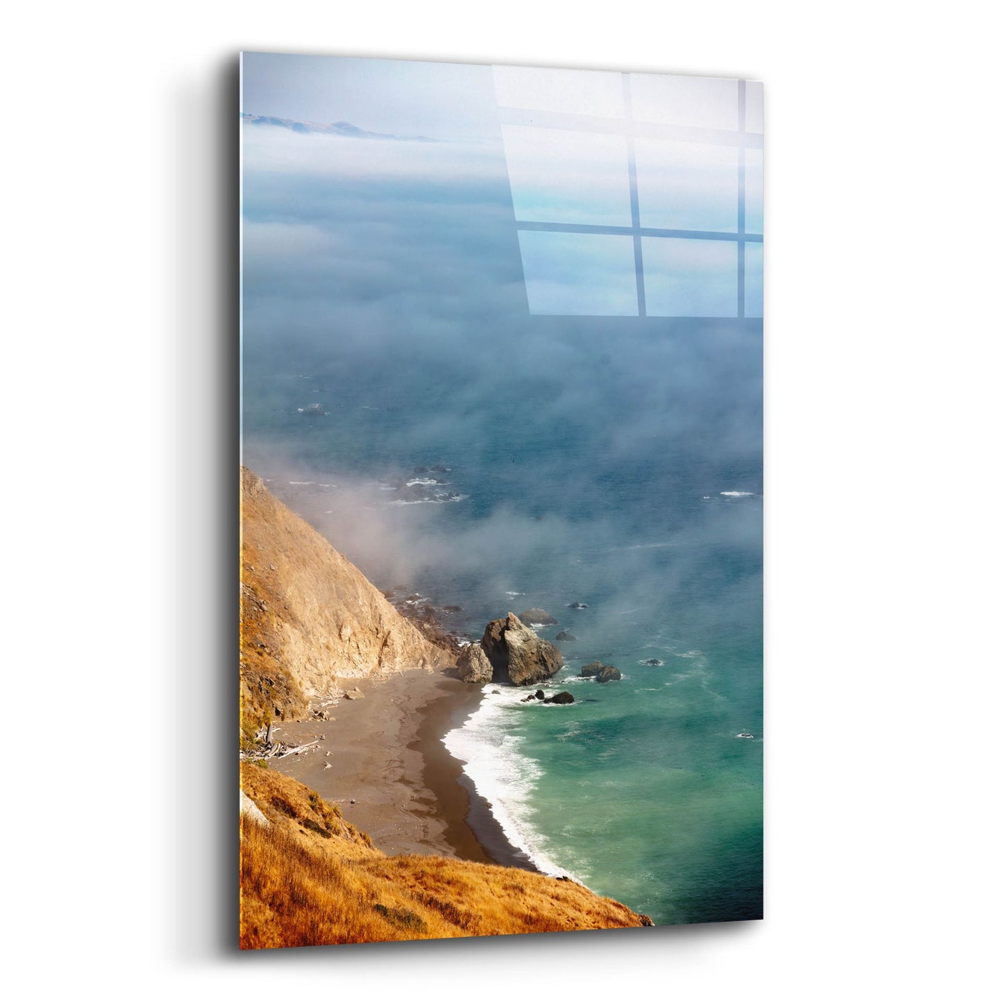 Epic Art 'California Fog' by Epic Portfolio, Acrylic Glass Wall Art,12x16