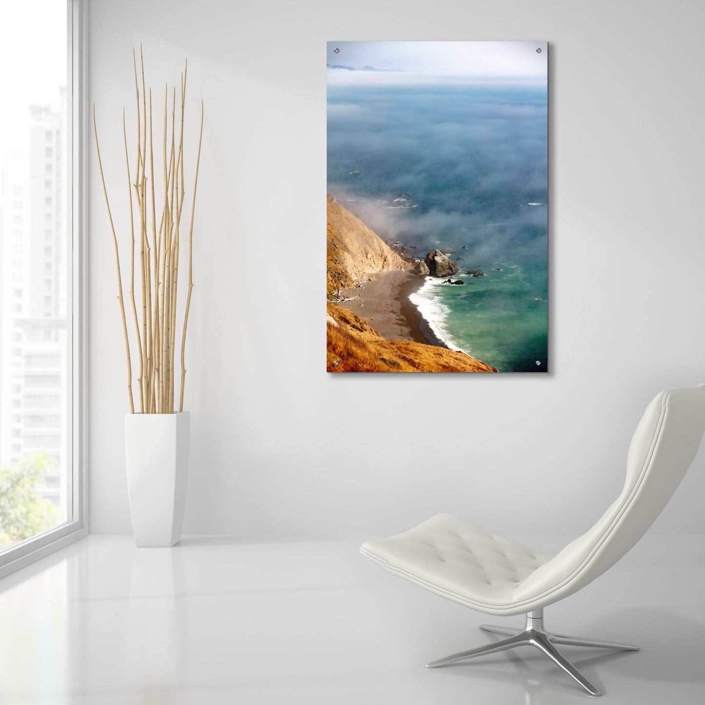 Epic Art 'California Fog' by Epic Portfolio, Acrylic Glass Wall Art,24x36