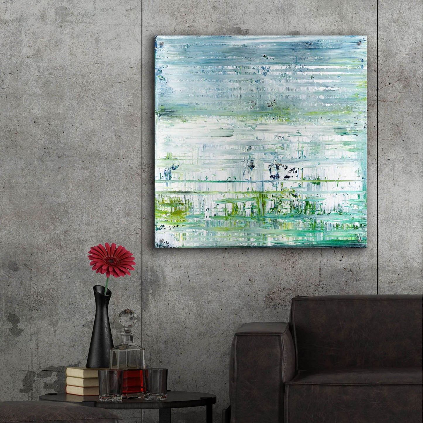 Epic Art ' Green Field' by Radek Smach, Acrylic Glass Wall Art,36x36