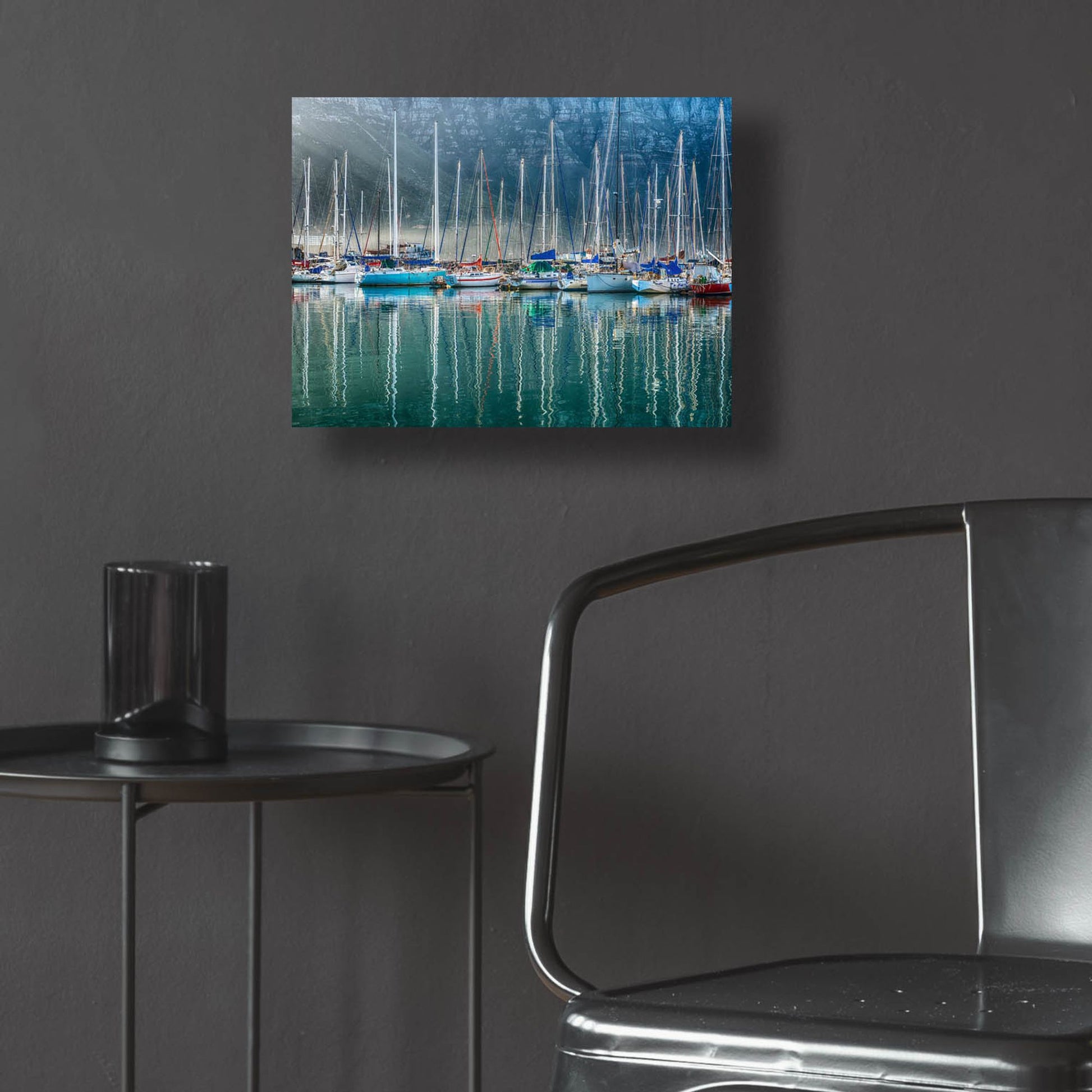 Epic Art ' Hout Bay Harbor, Hout Bay South Africa' by Richard Silver, Acrylic Glass Wall Art,16x12