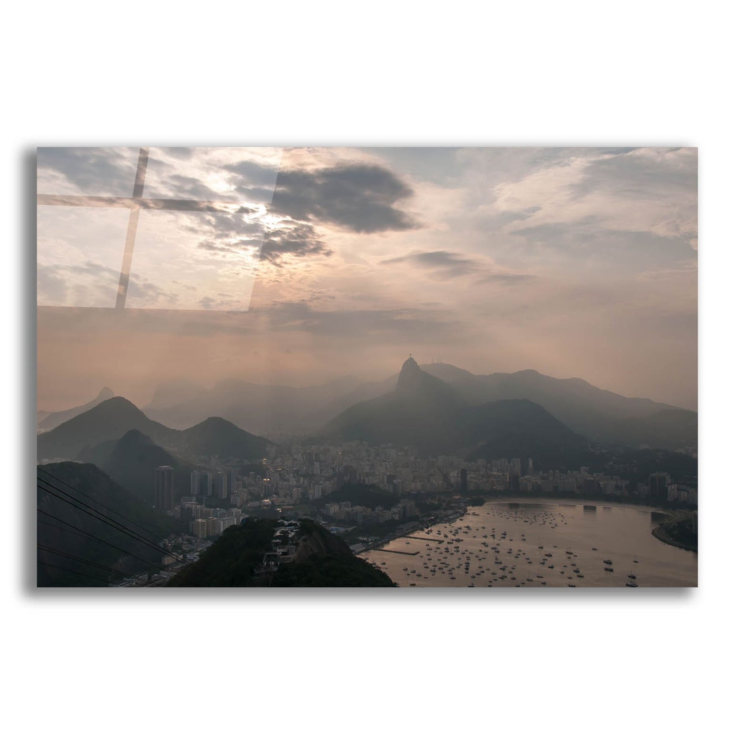 Epic Art ' Sugar Loaf, Rio de Janeiro, Brazil' by Richard Silver, Acrylic Glass Wall Art,24x16