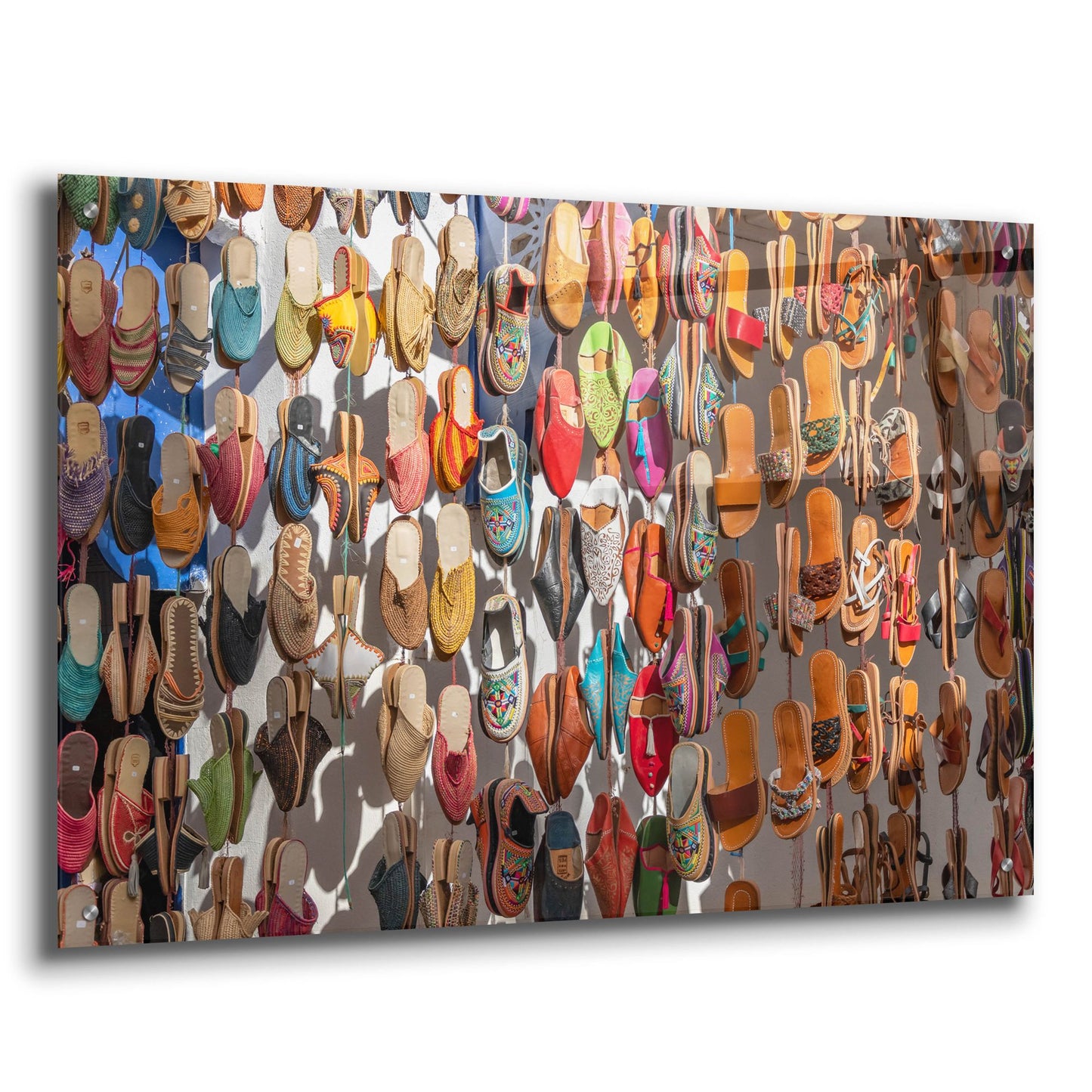 Epic Art ' Moroccan Sandals' by Richard Silver, Acrylic Glass Wall Art,36x24