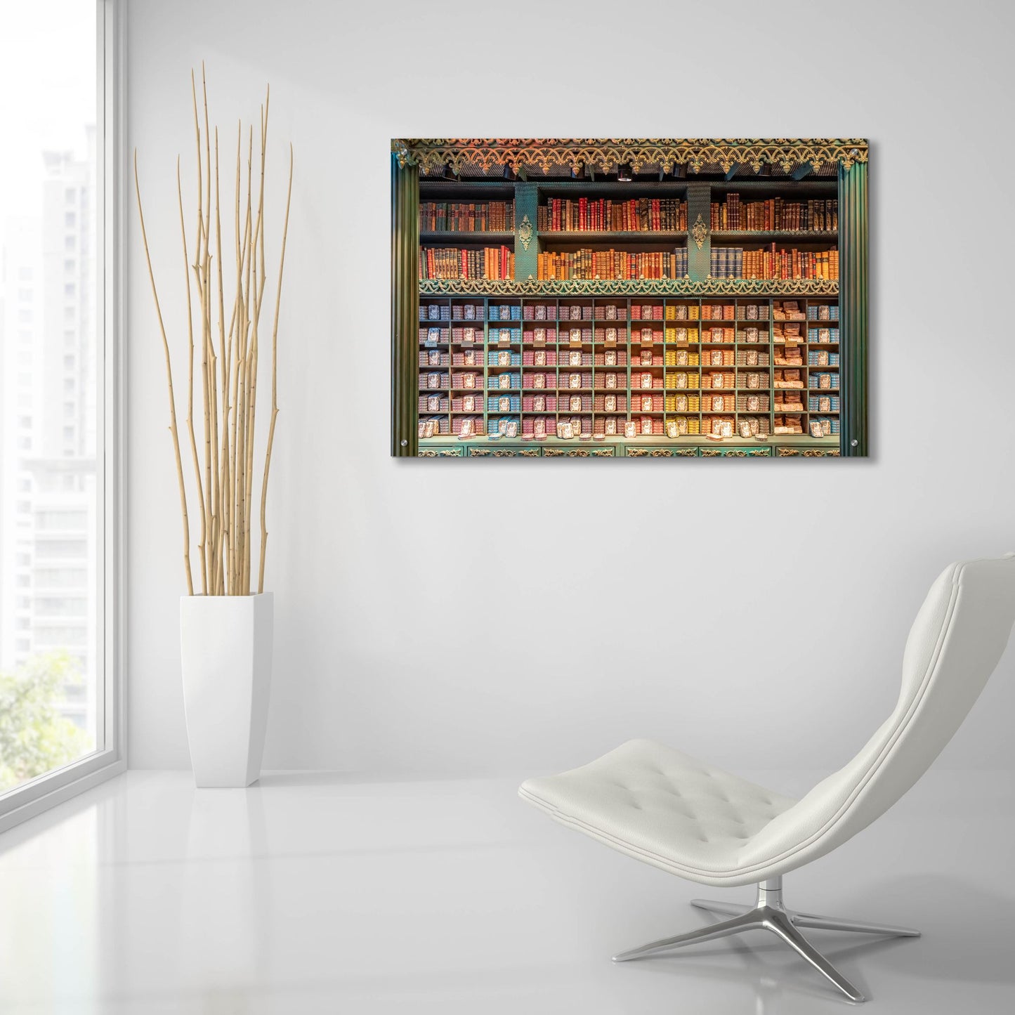 Epic Art ' Mundo Fantastico Da Sardhina, Lisbon, Portugal' by Richard Silver, Acrylic Glass Wall Art,36x24