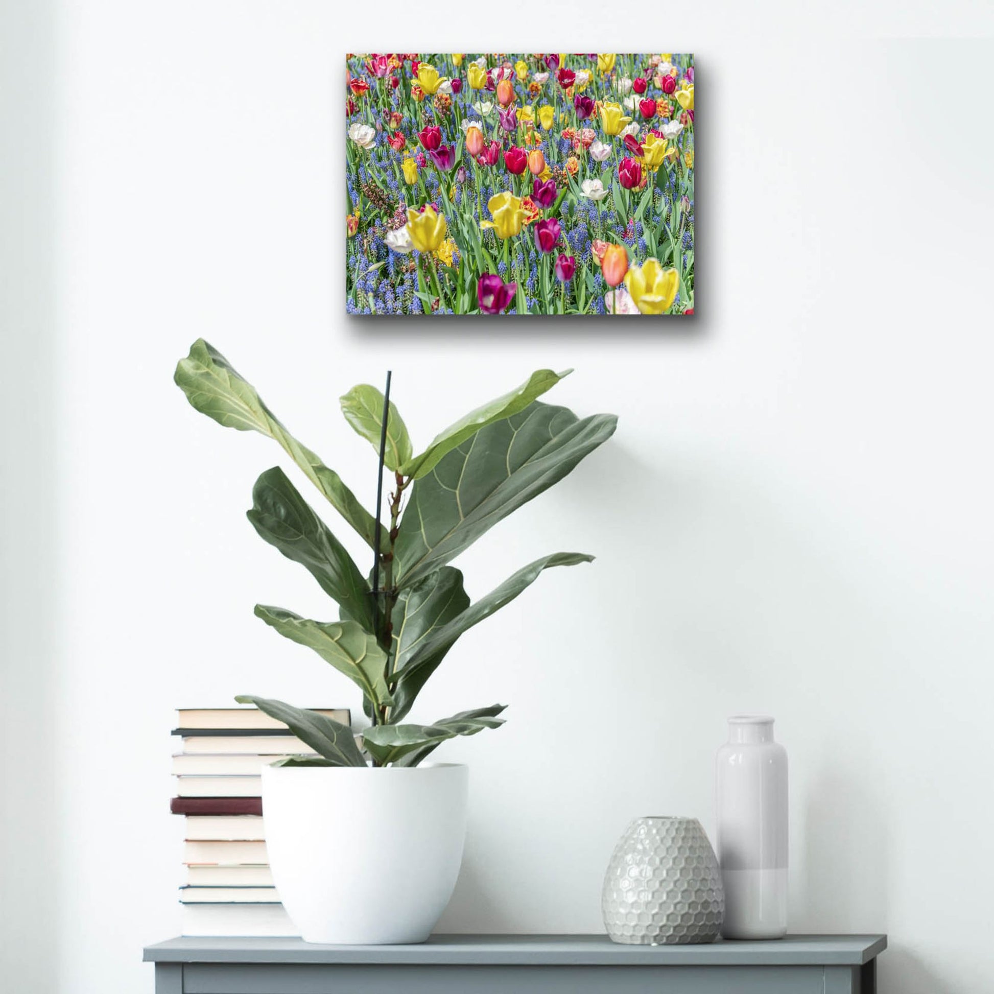 Epic Art ' Kuekenhof Tulips I' by Richard Silver, Acrylic Glass Wall Art,16x12