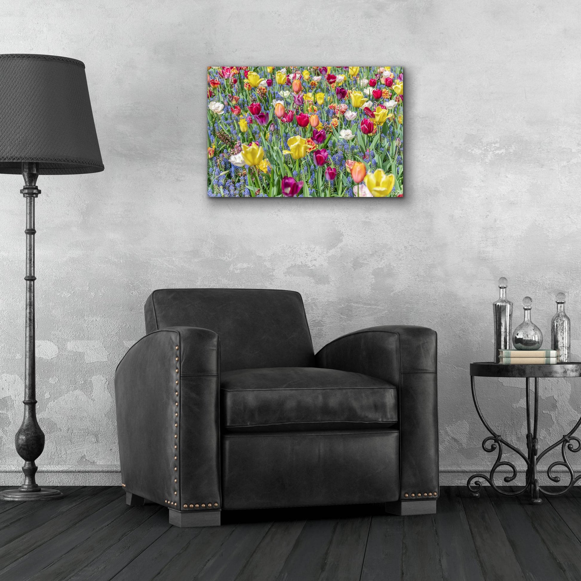 Epic Art ' Kuekenhof Tulips I' by Richard Silver, Acrylic Glass Wall Art,24x16